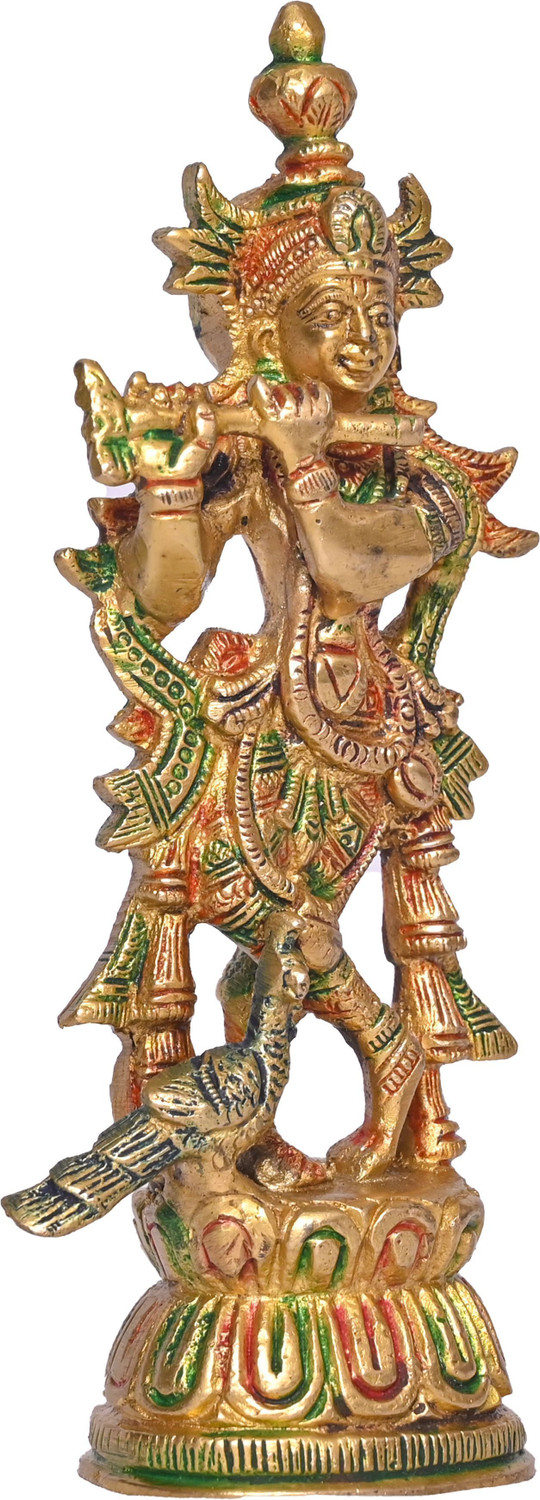 Image of Craftcart Krishna Multicolor 17 CM Decorative Showpiece - 17 cm