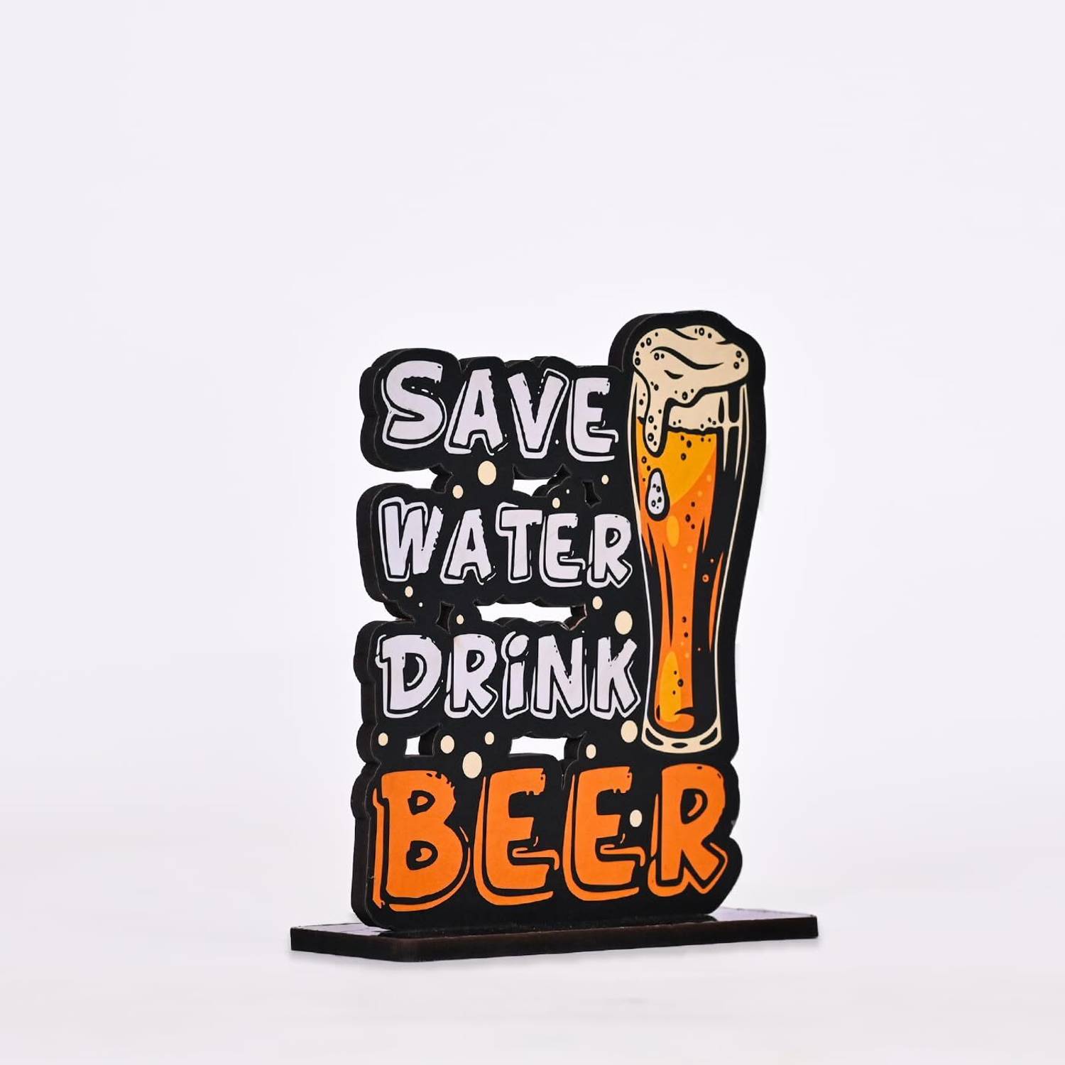 Brothers Creation Motivational Quotes Table Decoration for Office Desk Home Decor Item Decorative Showpiece - 18 cm