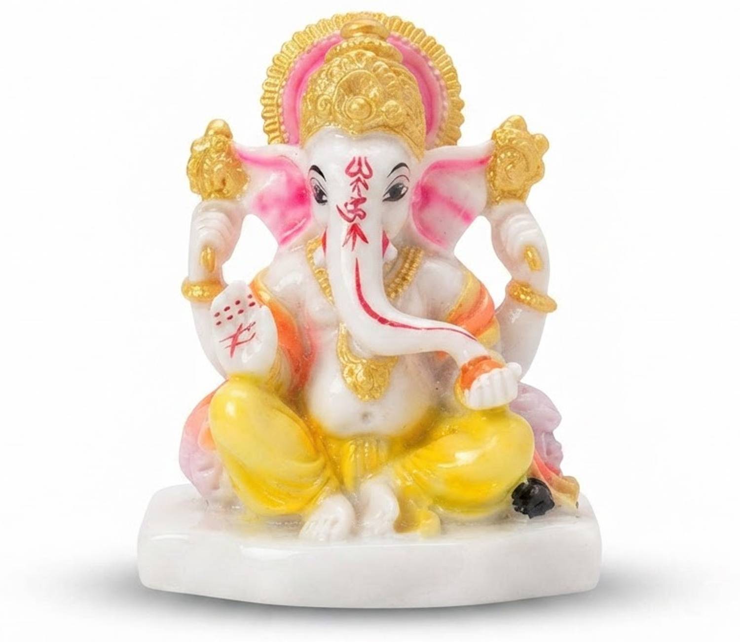 Vaishnav Murti Wala VMW Shubh Ganesh Decorative Showpiece - 10 cm