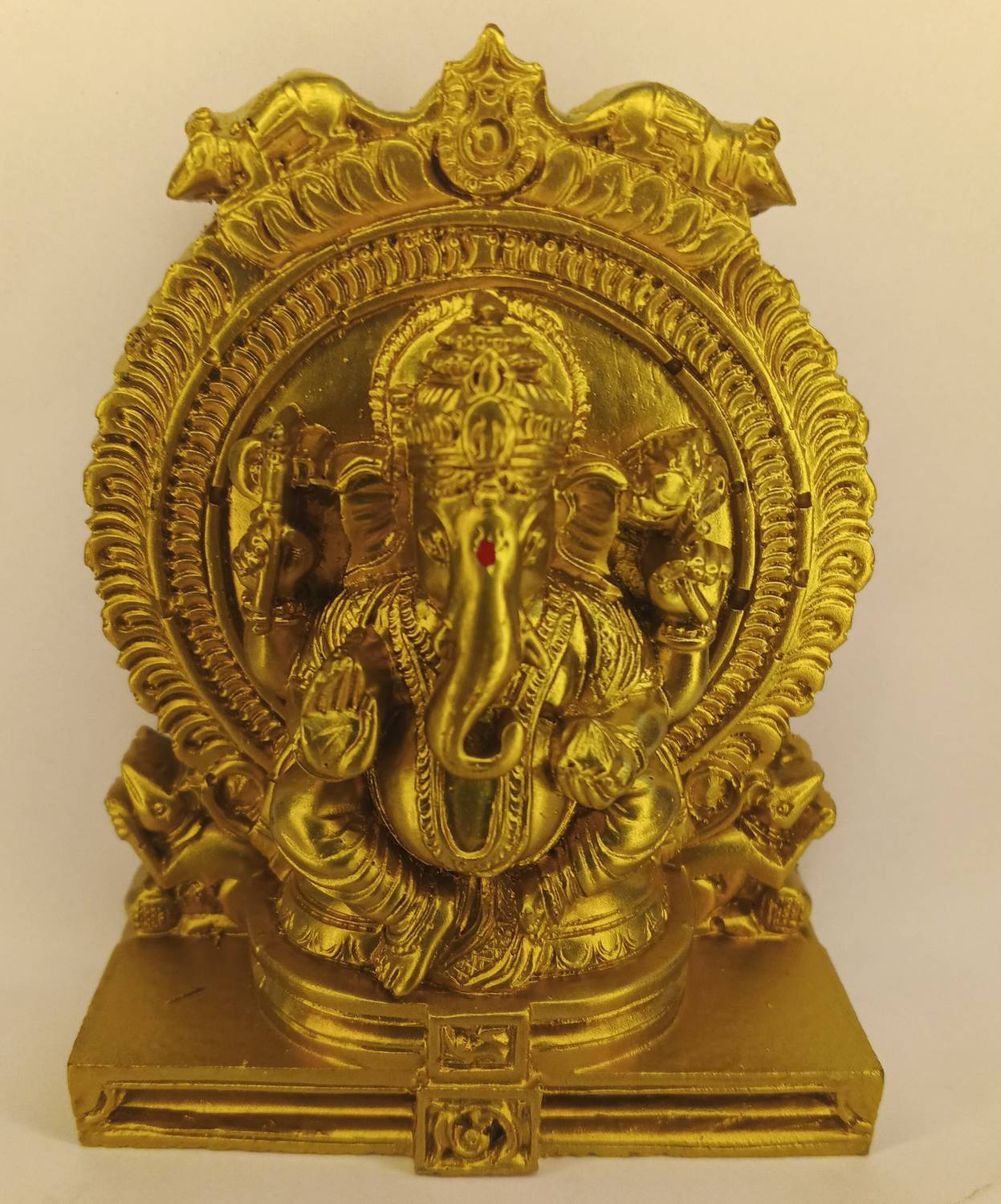 tskutty Lord Ganesh/Ganesh ji/Ganpathi polystone Idol Decorative Showpiece - 11 cm