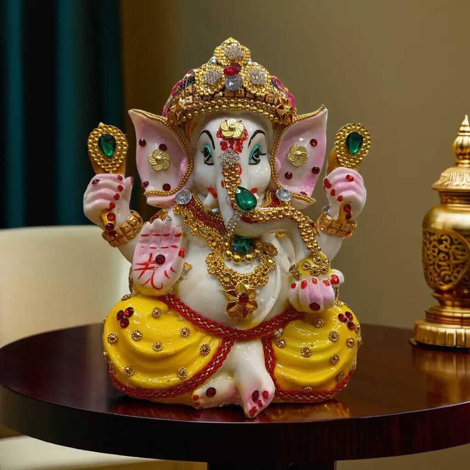 Shivayu Crafts Beautiful Ganesha Decorative Showpiece - 18 cm