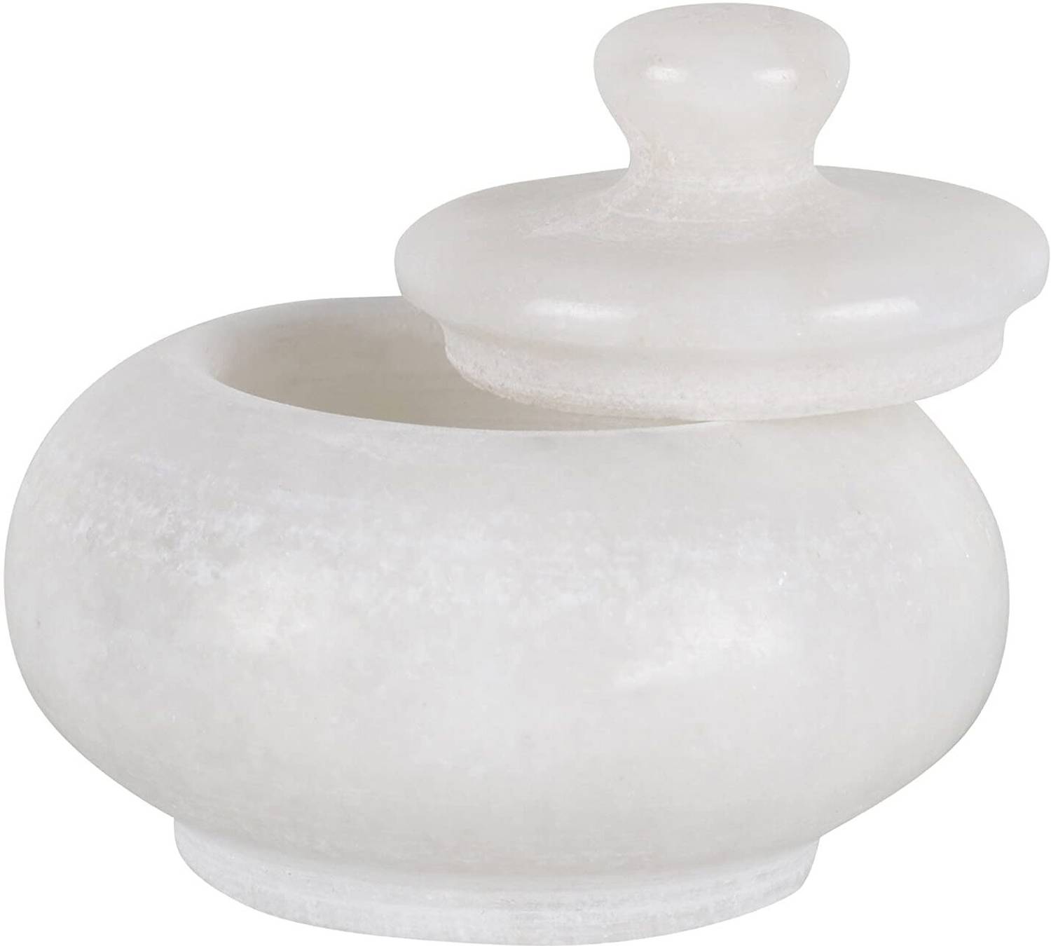 avenew Marble Made, Amazing Look , Kumkum Box , Sindoor Dibbi Decorative Showpiece - 3 cm