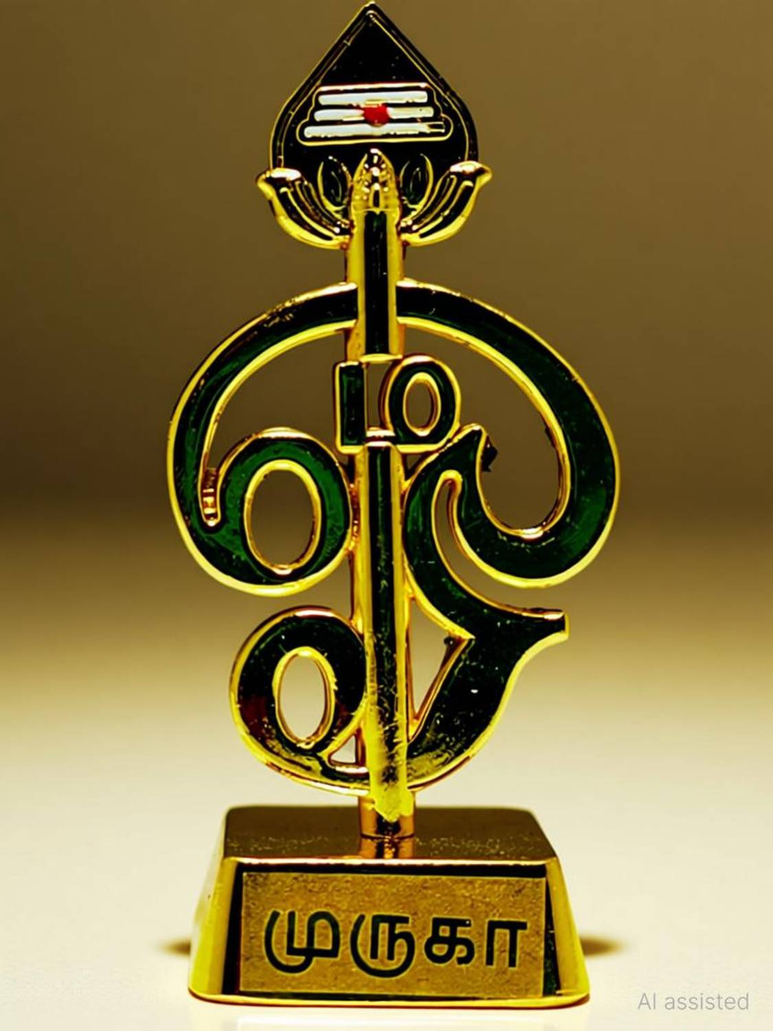 AADHAN TRADERS VEL IDOL Decorative Showpiece  -  9 cm