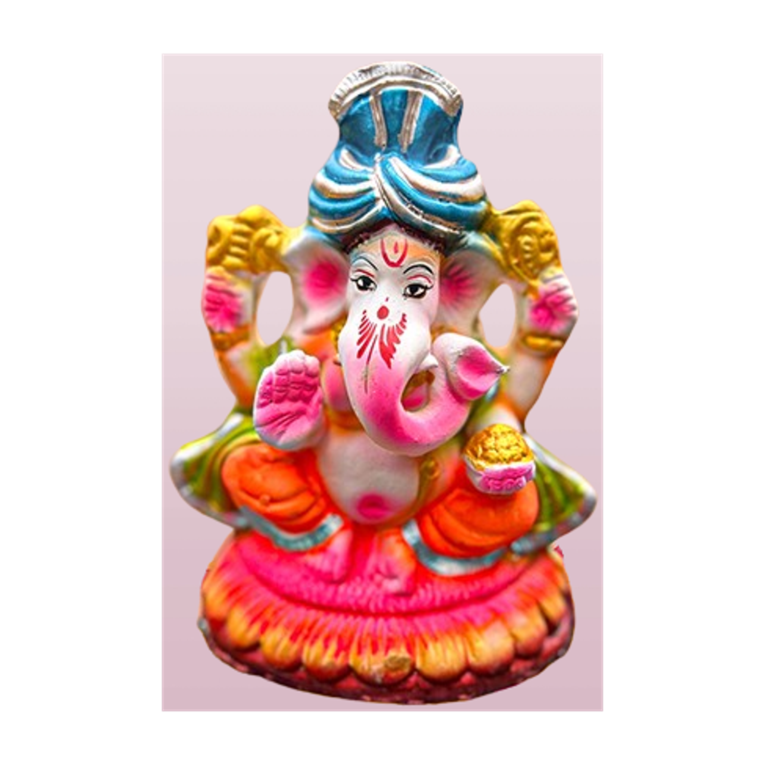 Aksharveda Ganesha Idol 8 inches Decorative Showpiece  -  21 cm