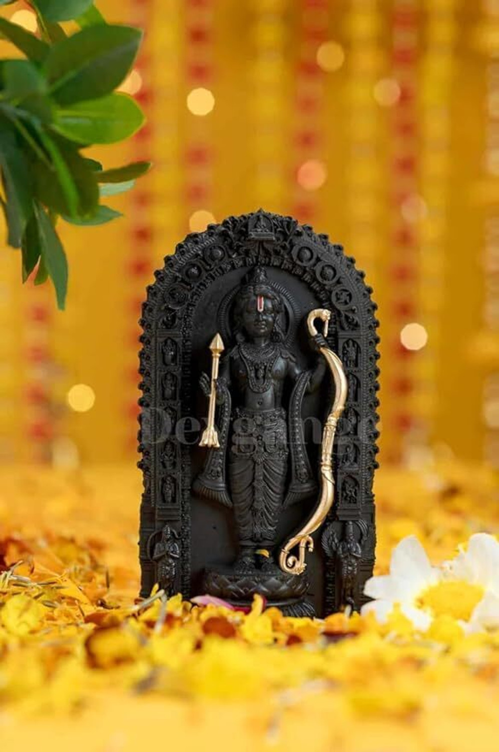Image of yogi Shree Ram Lalla Ayodhya Murti For Home Decor & Mandir Decorative Showpiece - 15 cm