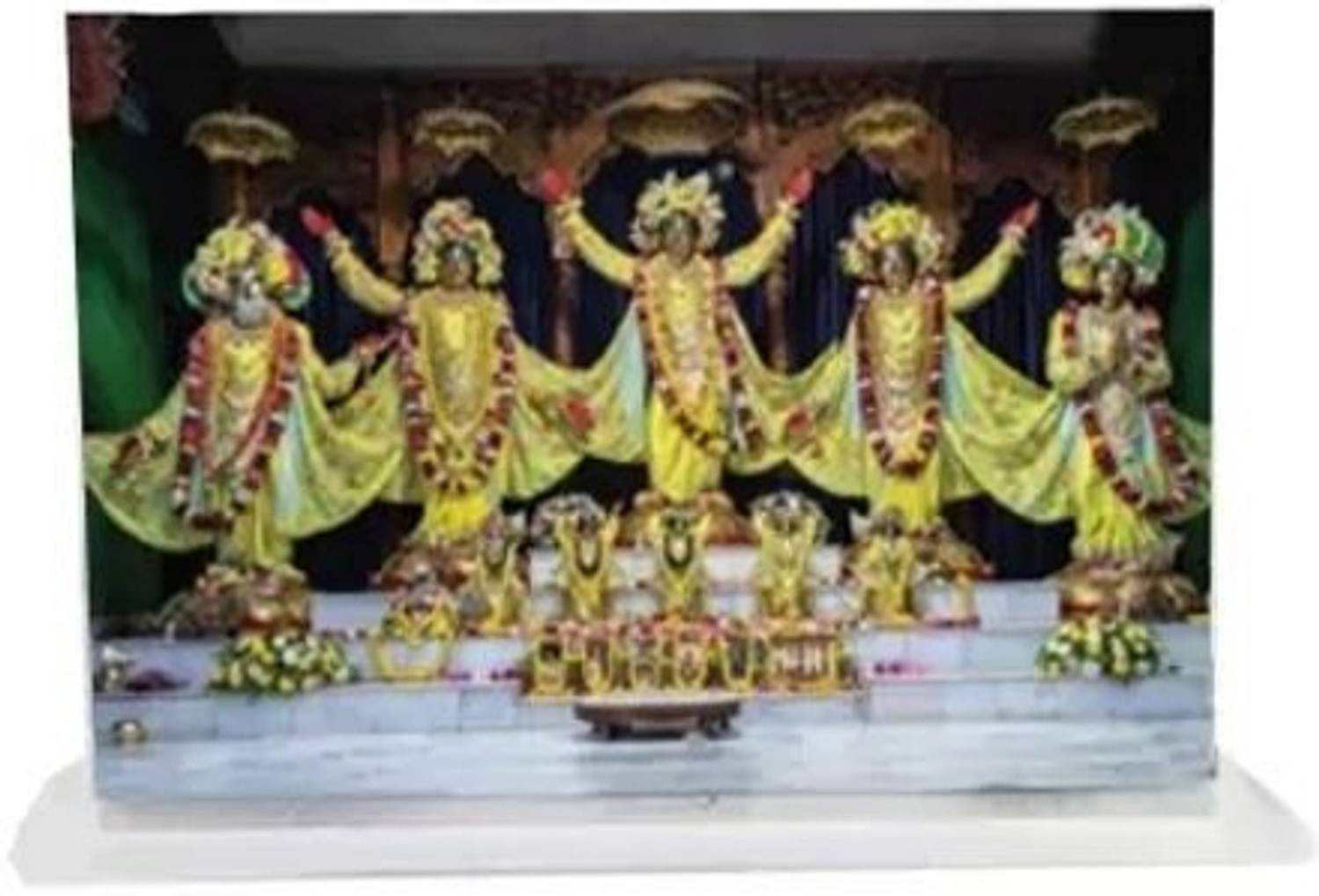 ABHAY Pancha Tattva 2 X 3 Inches (Acrylic) A22 Decorative Showpiece - 7.9 cm