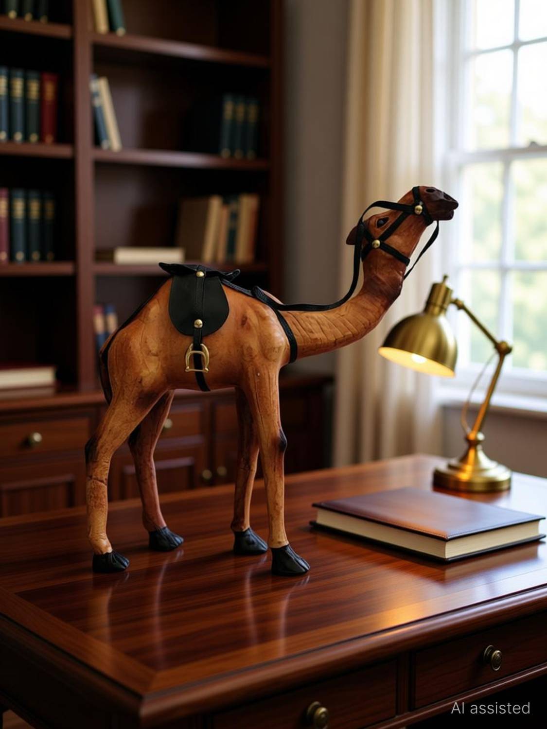 LoveKush handicrafts LKH-0020 leather camel 6 inch Decorative