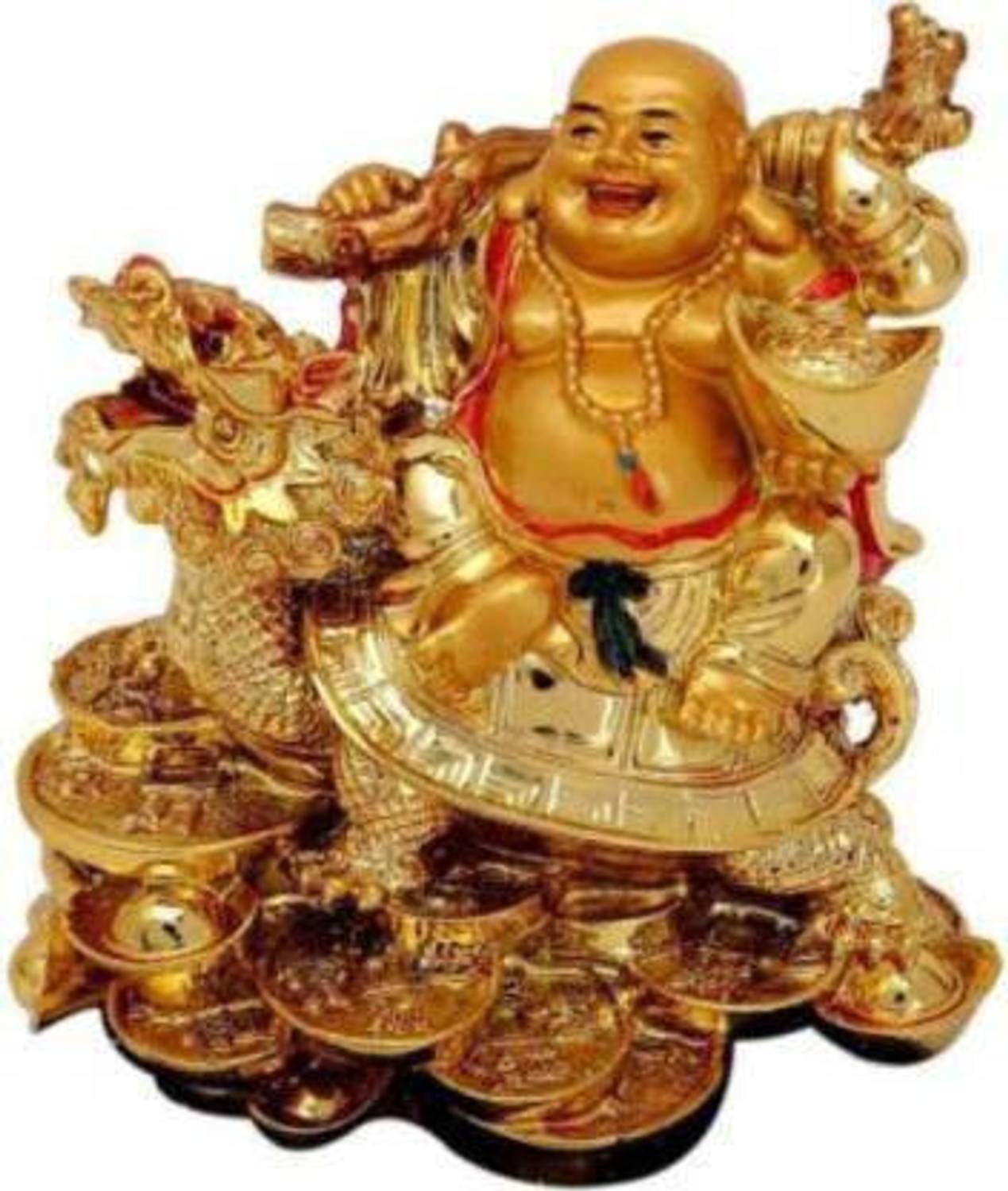 ASTRUMS DRAGONBUDDHA11 Decorative Showpiece - 8 cm