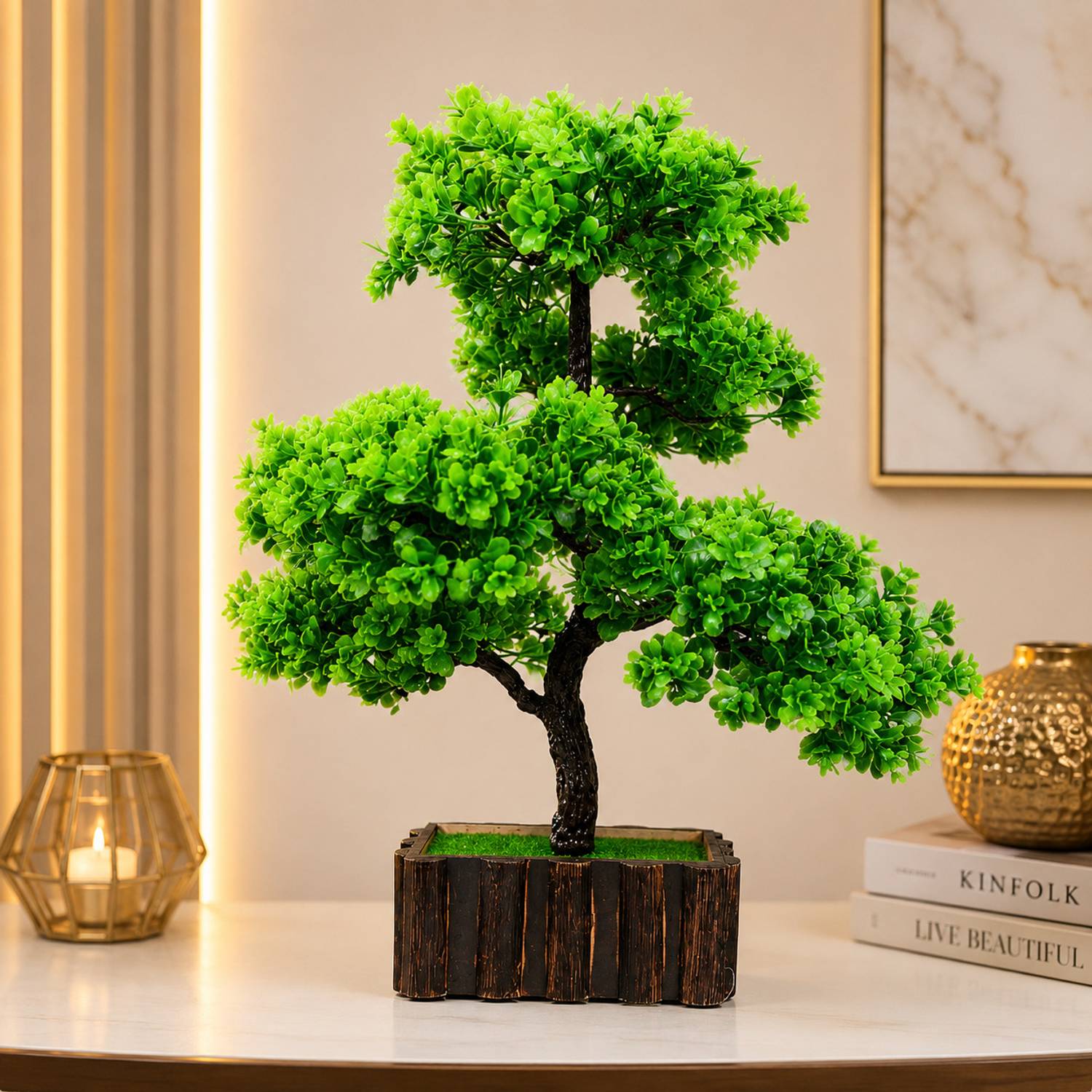 velmoramart Artificial Bonsai Plant 36 cm - Image 3