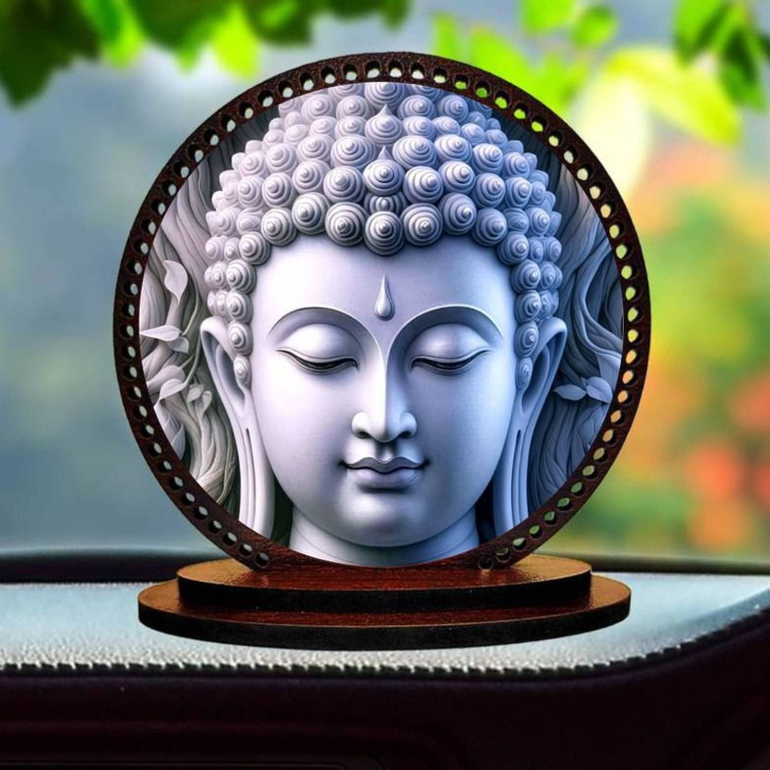 Artle Media Lord BUDDHA ji Idol for car Dashboard & Home