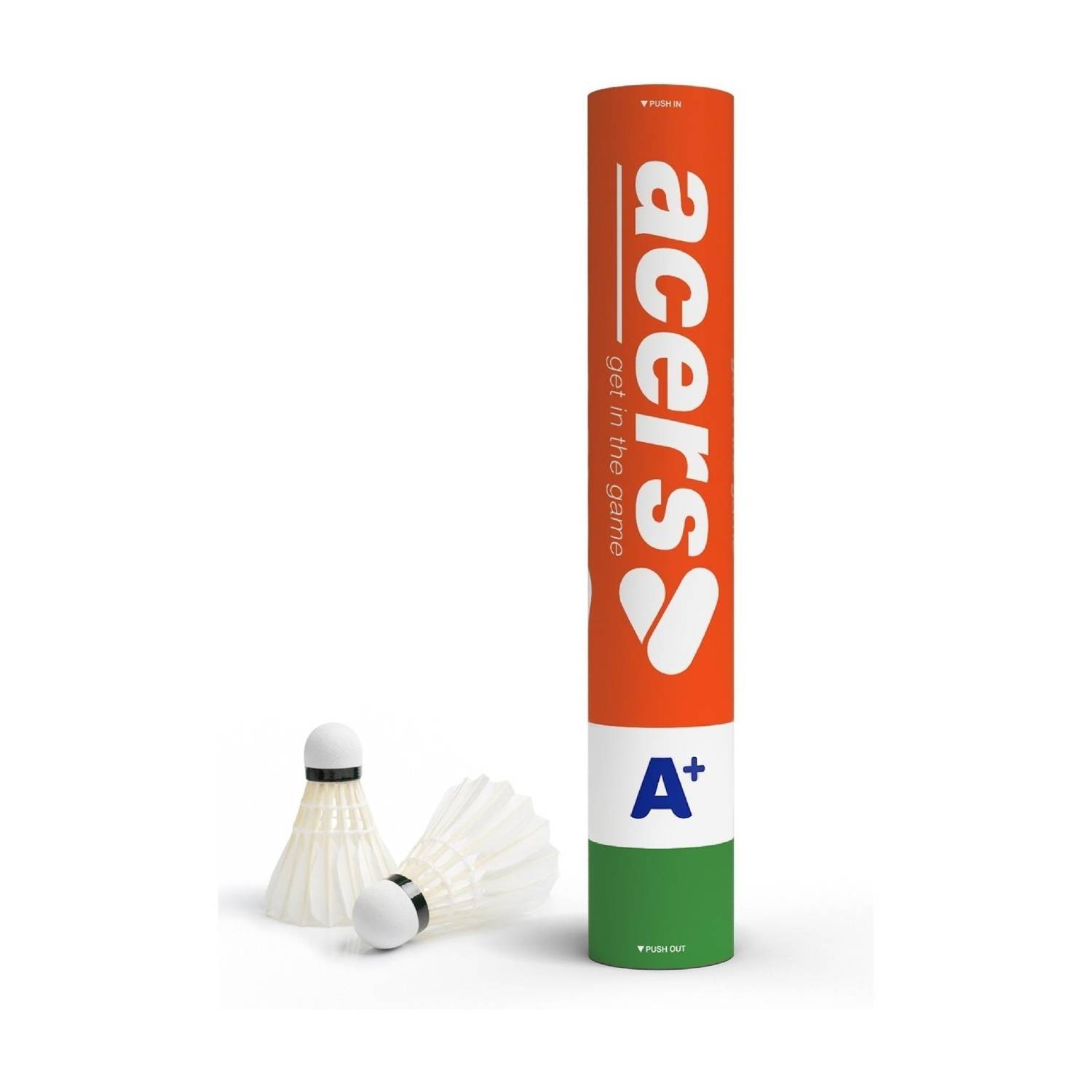 acers Grade A+ Feather Shuttle - White