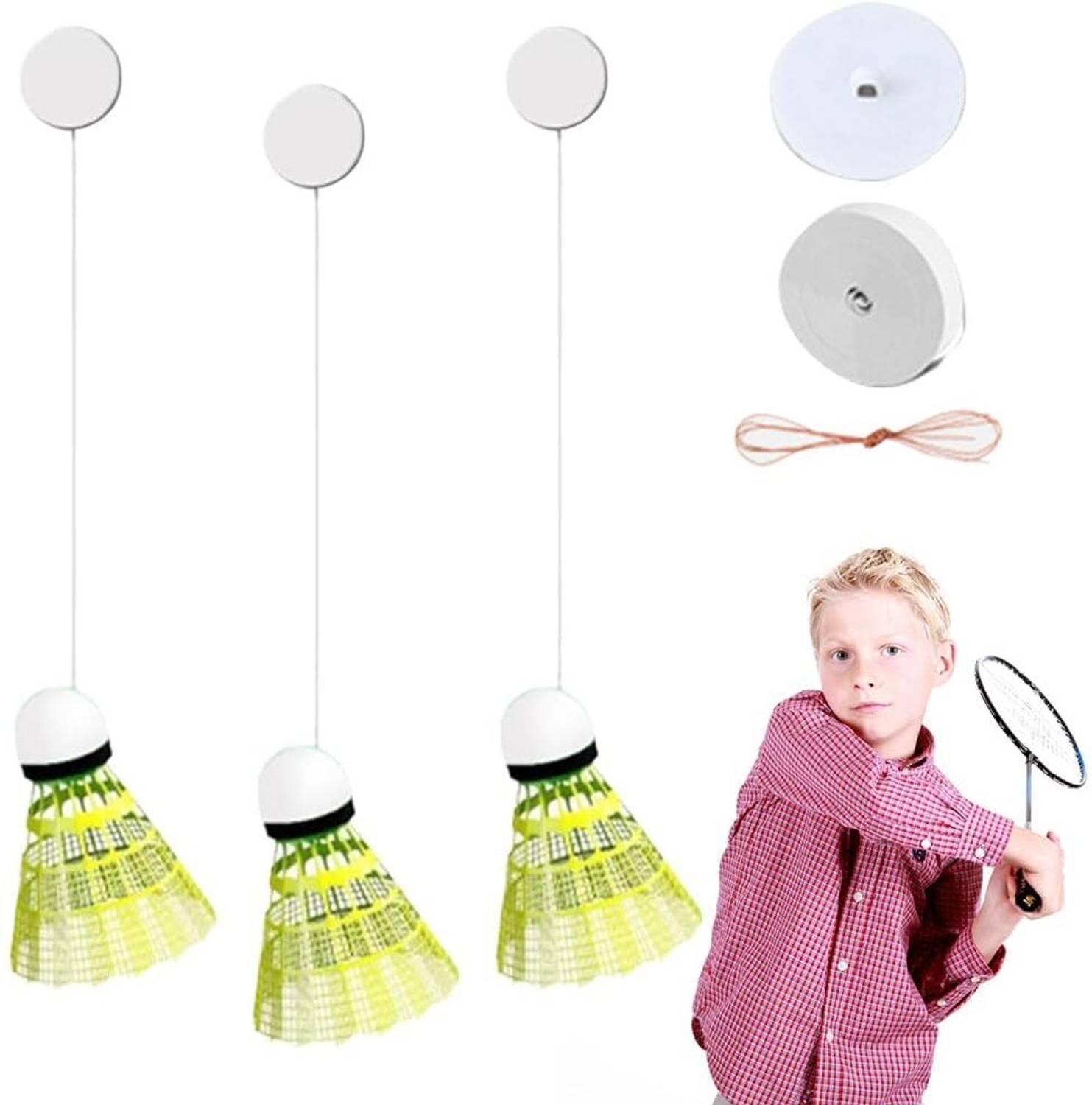 IRIS Badminton Training Kit Nylon Shuttle - Yellow