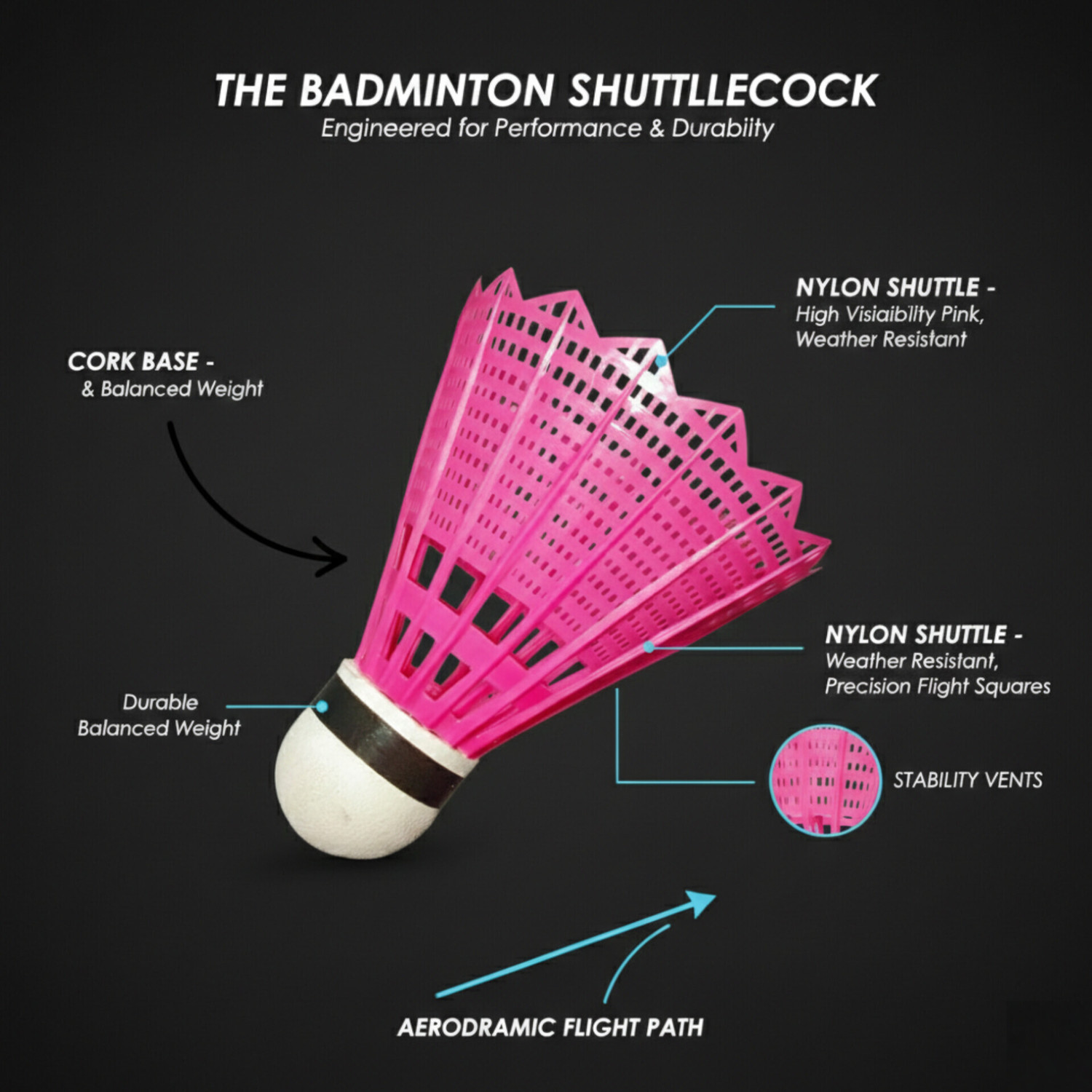 Image of RANSFIT NH8 Nylon Shuttle - Pink