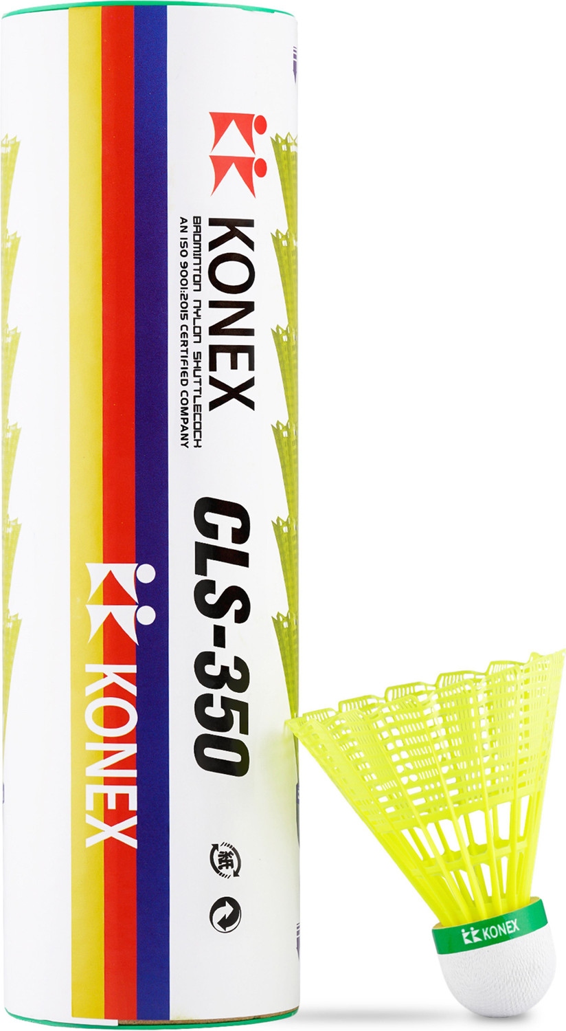 Image of Konex Stable Flight & Fast Recovery Nylon Shuttle - Yellow