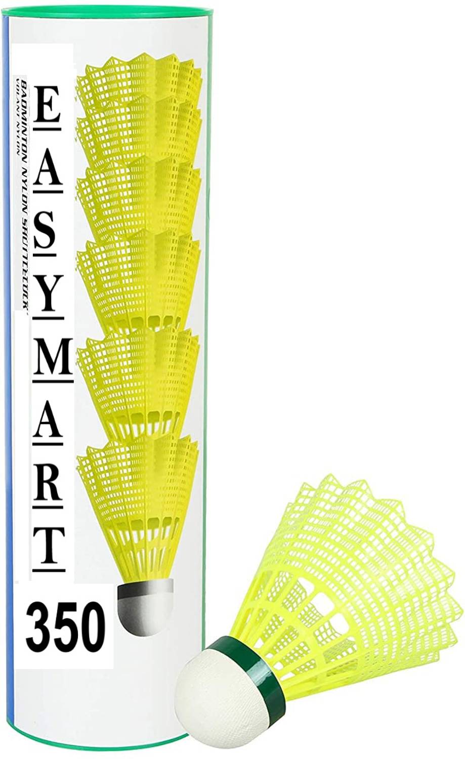 Easymart Shuttlecock For Indoor and Outdoor Badminton Green Cap N