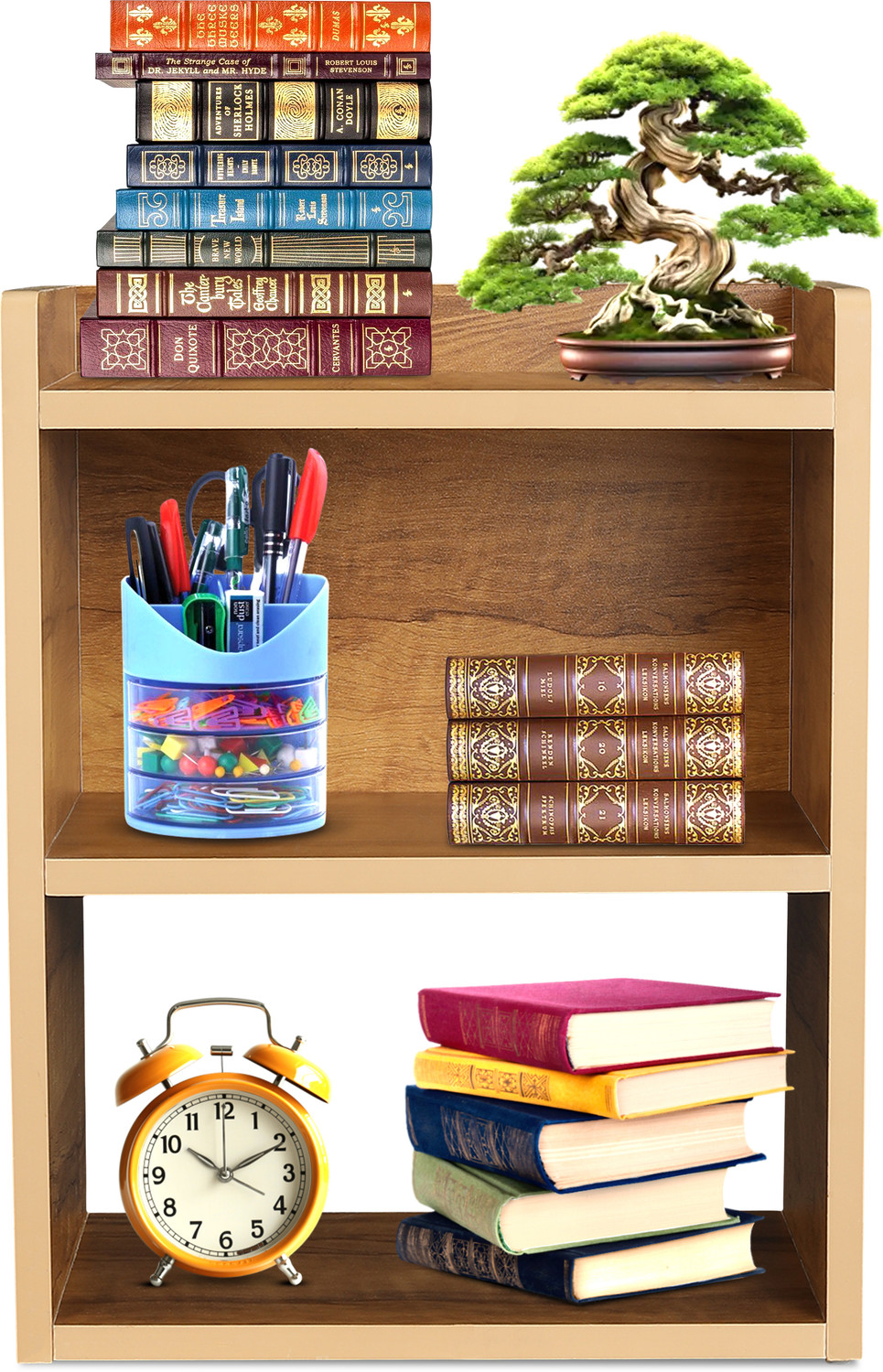 Image of CraftyArt Wooden Side Table / Coffee Table / Bed Side Table Engineered Wood Side Table