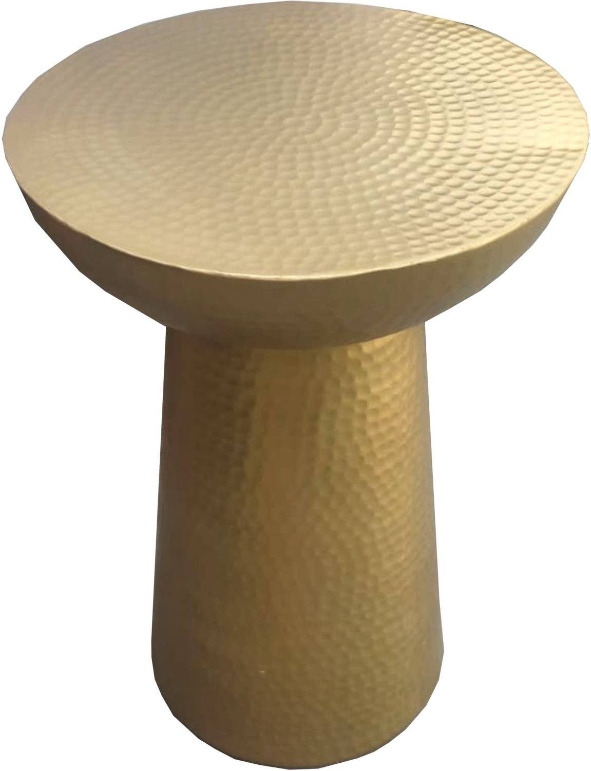 Hdh Metal Side Table (Finish Color - Gold, Pre-assembled)