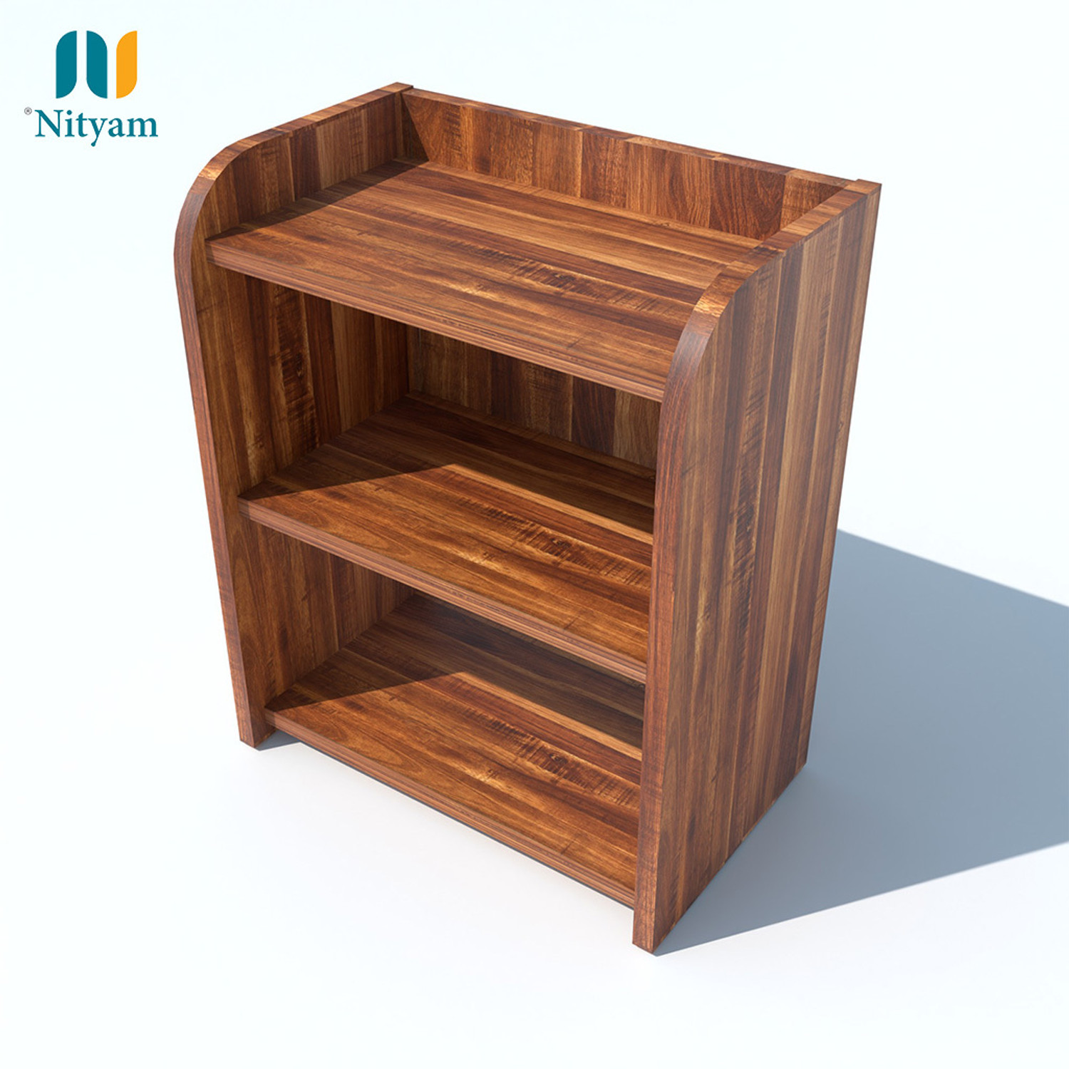 Image of NITYAM Wooden Bed Sofa Side Table for Room | End Table Engineered Wood Side Table