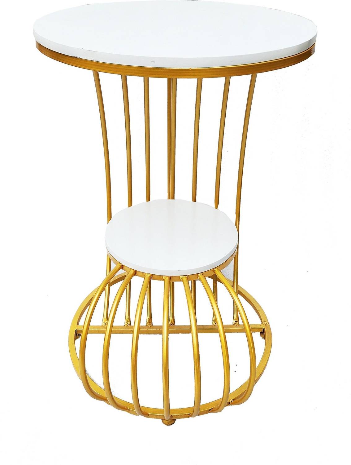 Village craft online Metal End Table (Finish Color - gold, Pre-as