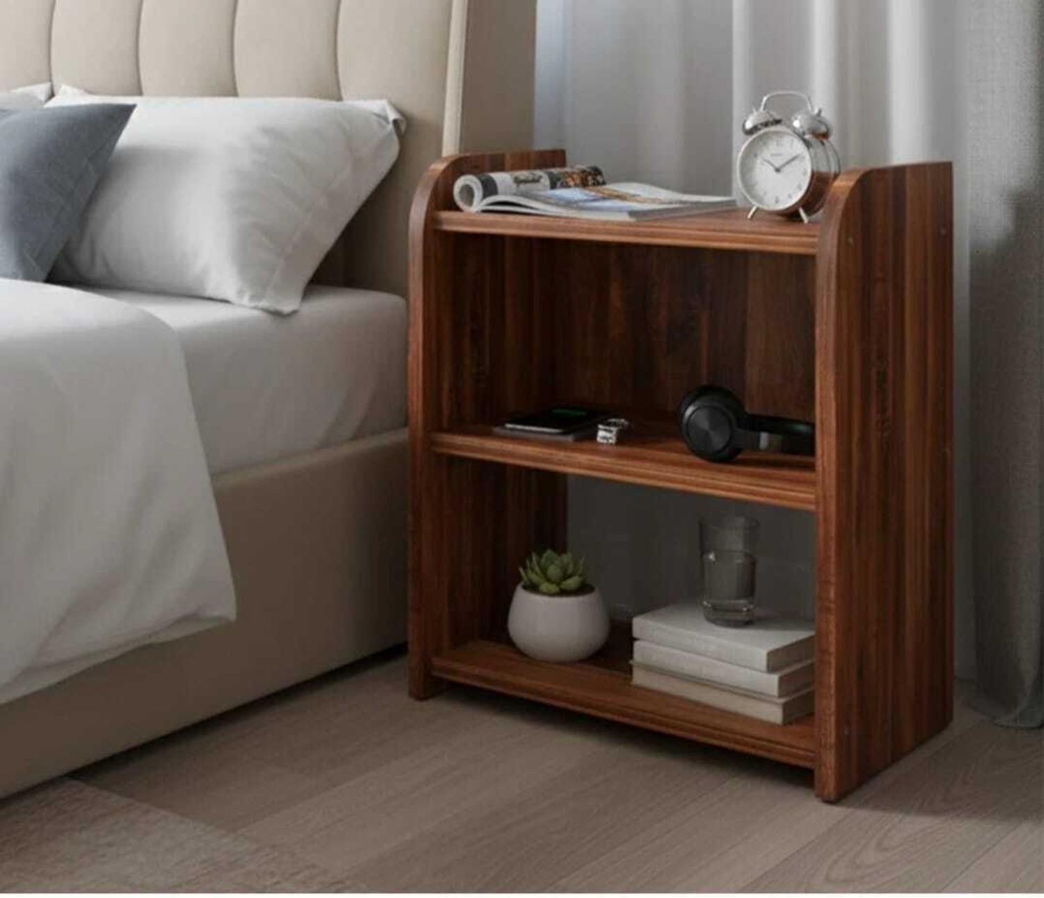 Image of MULTY BUY Solid Wood Bedside Table