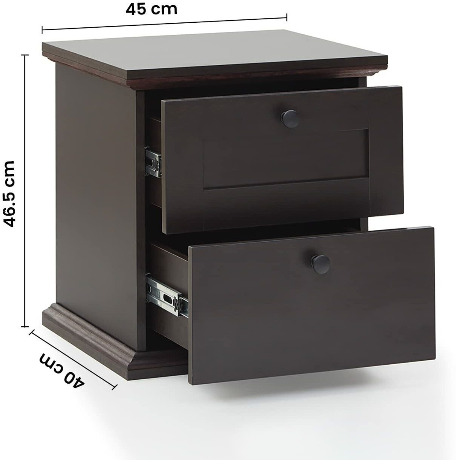 Image of GREEN SOUL Rivur Multipurpose Modern BedSide Table /End Table /Corner Table Engineered Wood Bedside Table