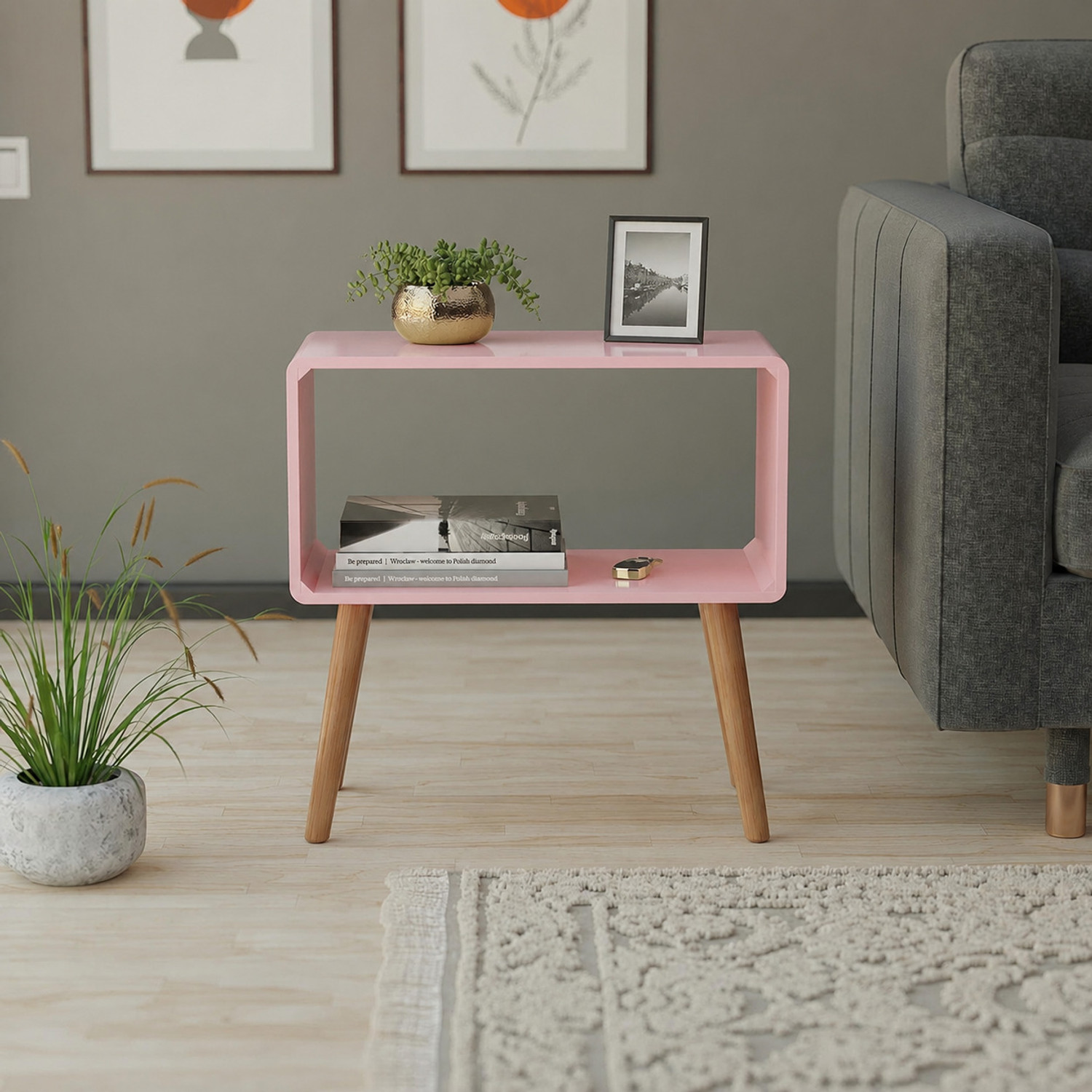 Image of Ereteken ART Engineered Wood Bedside Table