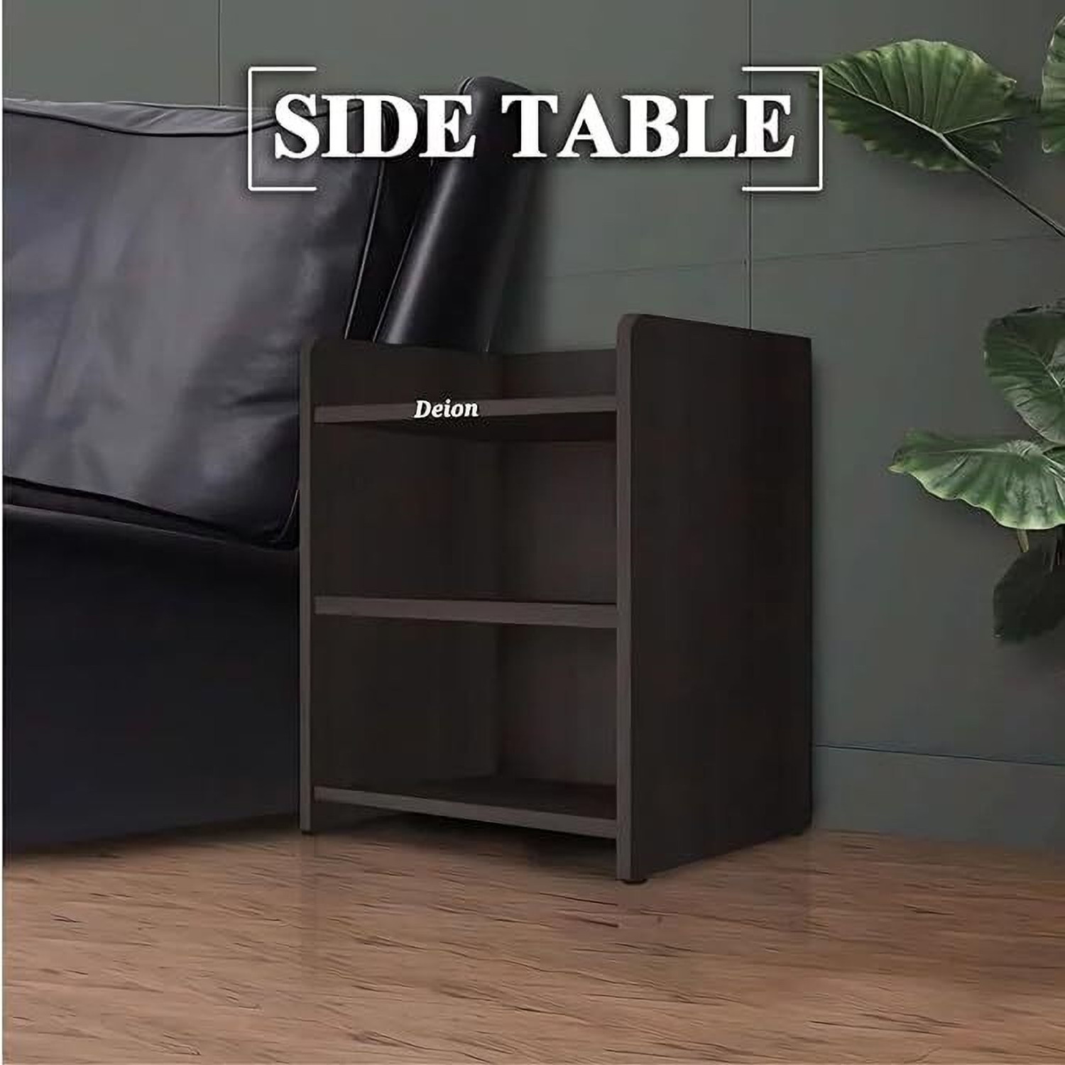 Image of Firebees Wooden Bed Side Table for Bedroom & Living Room Engineered Wood Bedside Table