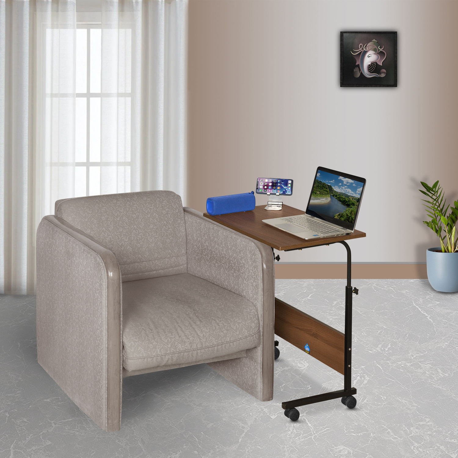 Image of Flipkart Perfect Homes Studio Fly Engineered Wood Side Table