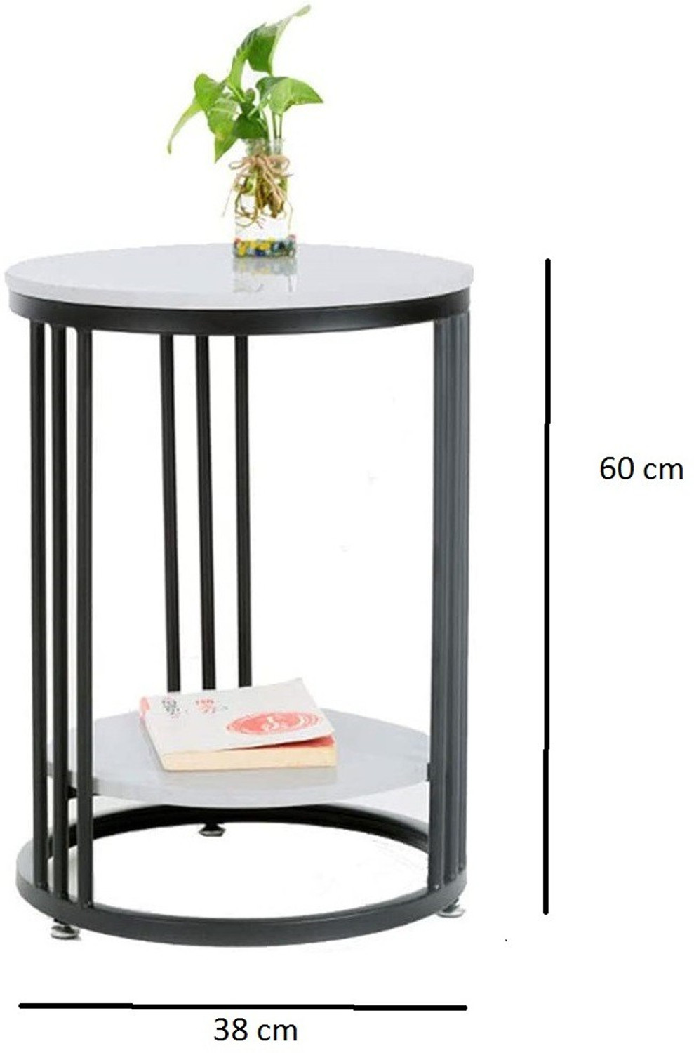 Image of Smarts collection Metal Side Table
