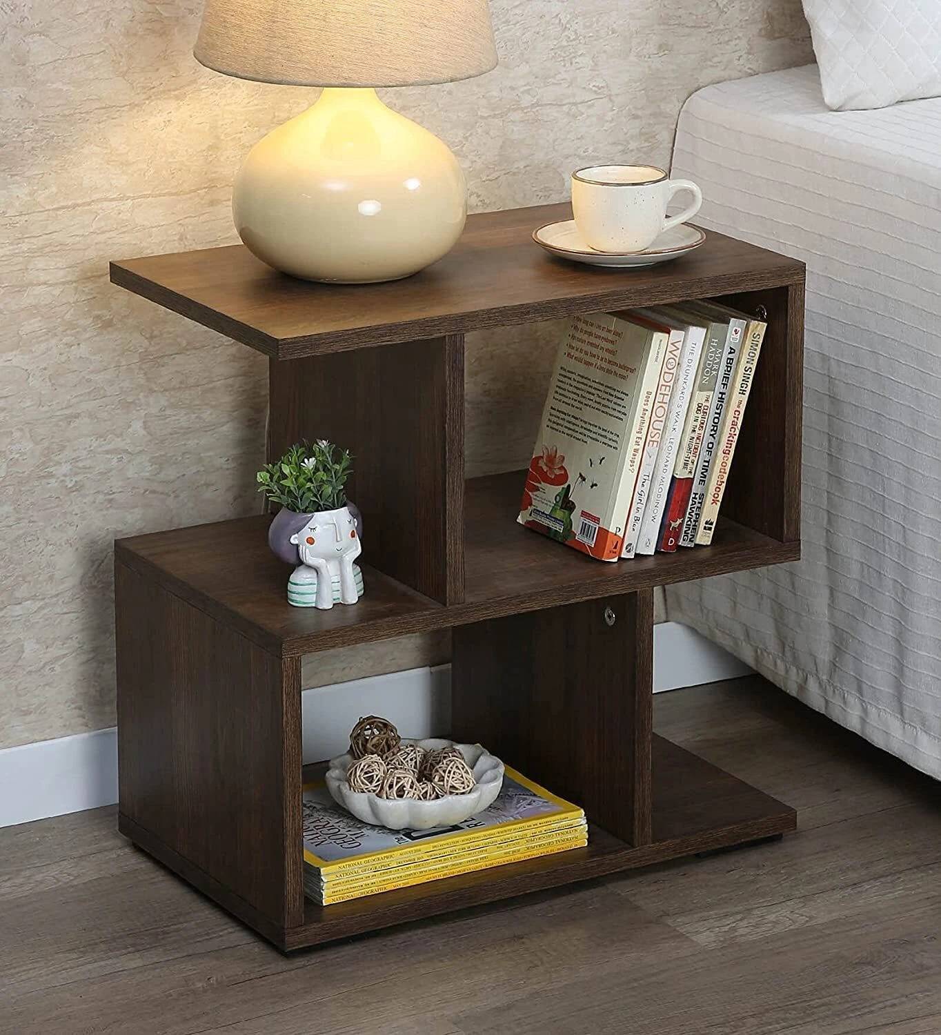 APGgroup Engineered Wood End Table (Finish Color - WENGE, DIY(Do-