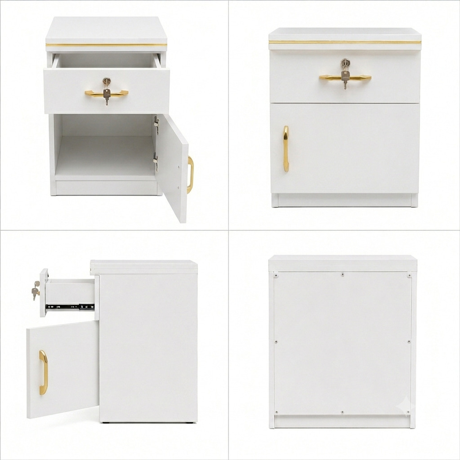 Image of DECOTREE Decotree001 Engineered Wood Bedside Table