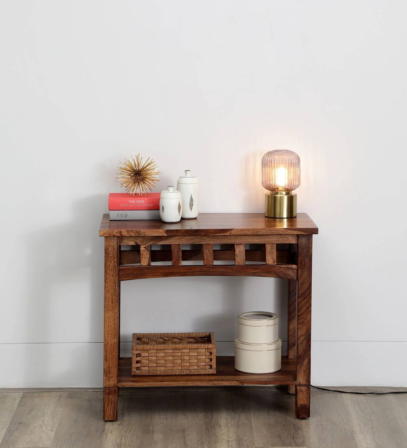 DRYLC FURNITURE Solid Sheesham Wood Console Table For Multiple Us