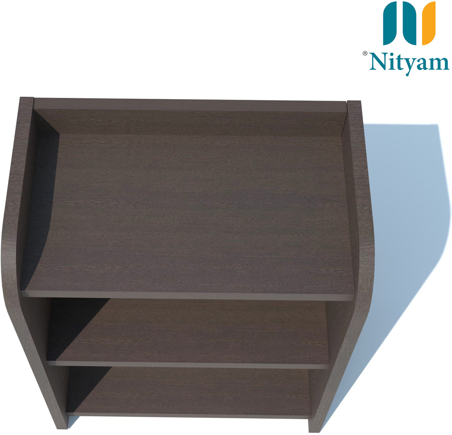 Image of NITYAM Wooden Side Table for Bedroom| Sofa Side Table| End Table| Corner Table Engineered Wood Bedside Table
