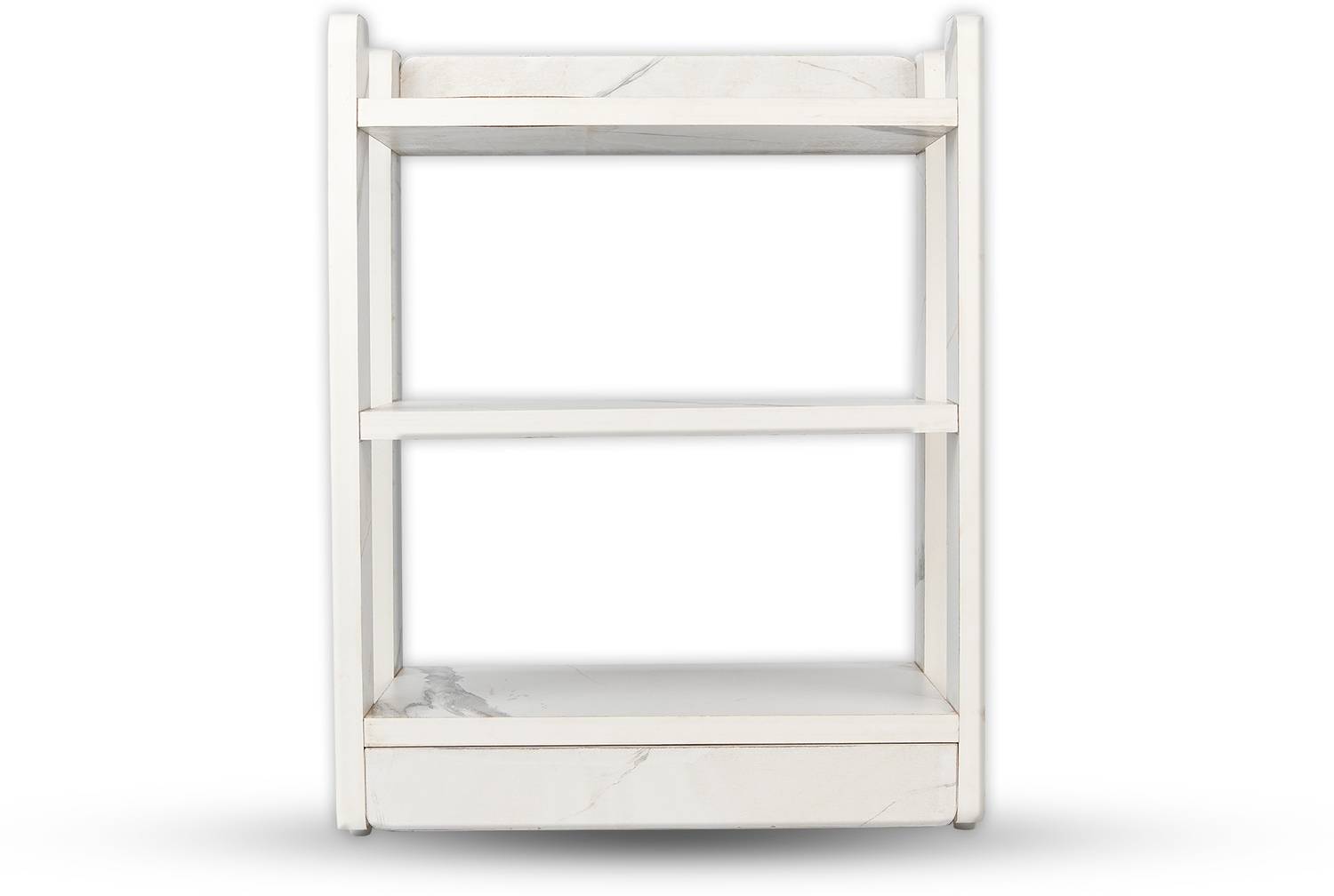 sbf furniture 3-Tier Wooden Storage Shelf Rack Engineered Wood