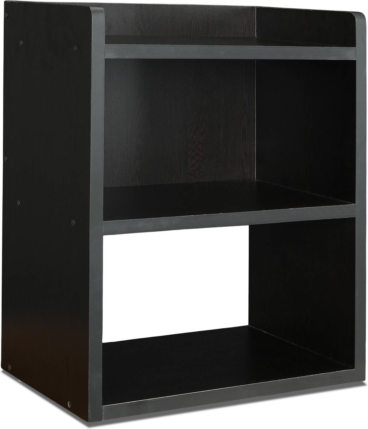Crownista Wooden Side Table, 3-Shelf Wall Shelf, Cream - Image 3
