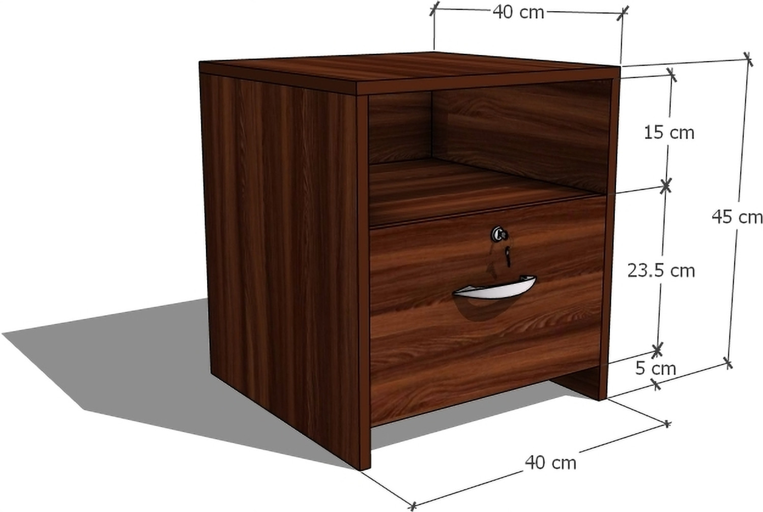 Image of CORE DESIGNS Engineered Wood Bedside Table