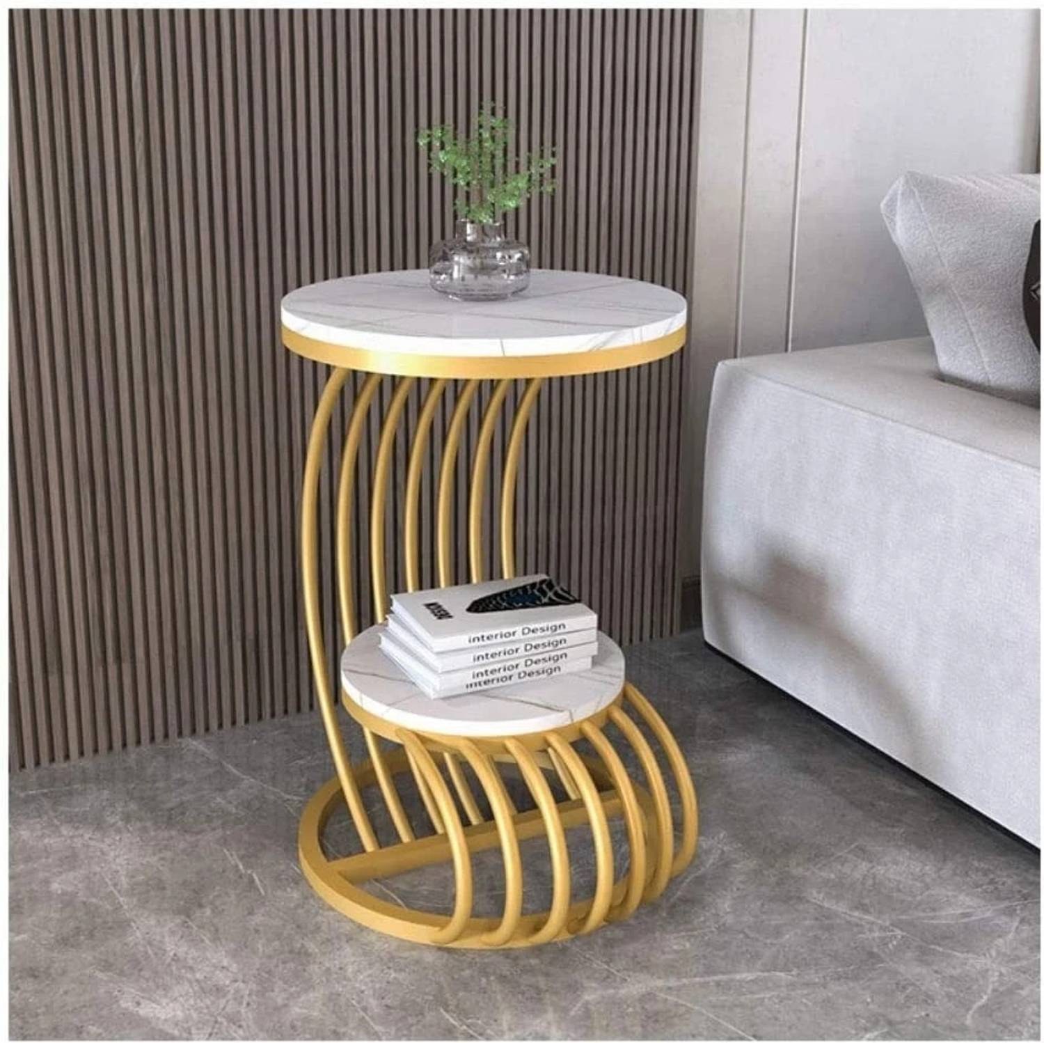 Unique Arts Shoppee End Table Side Coffee Table Round Table Iron