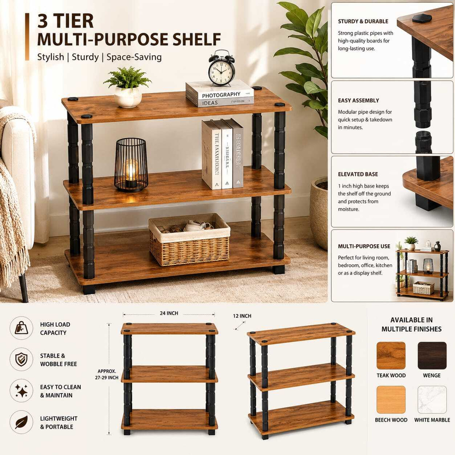 Image of APGgroup Engineered Wood Bedside Table