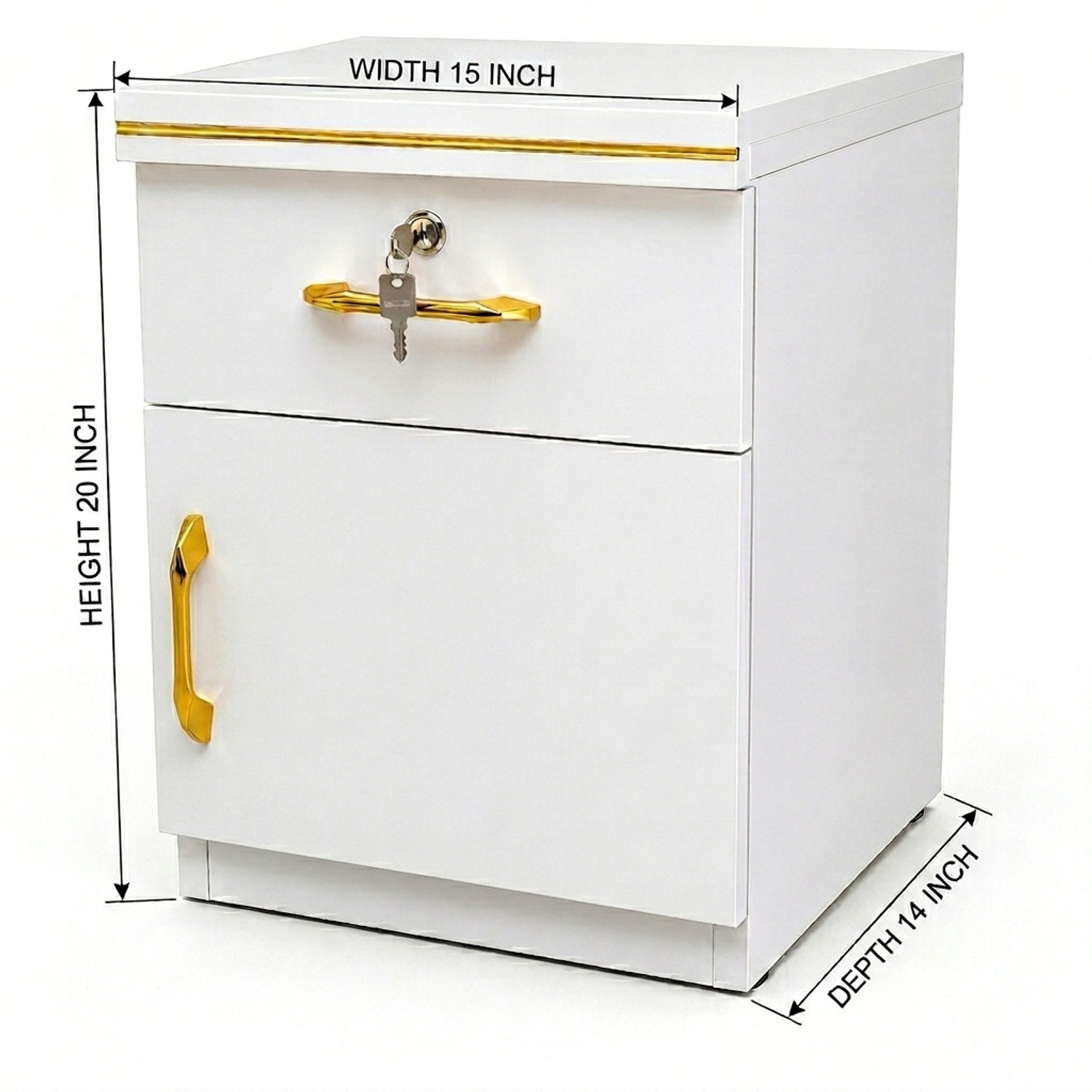 Image of DECOTREE Decotree001 Engineered Wood Bedside Table