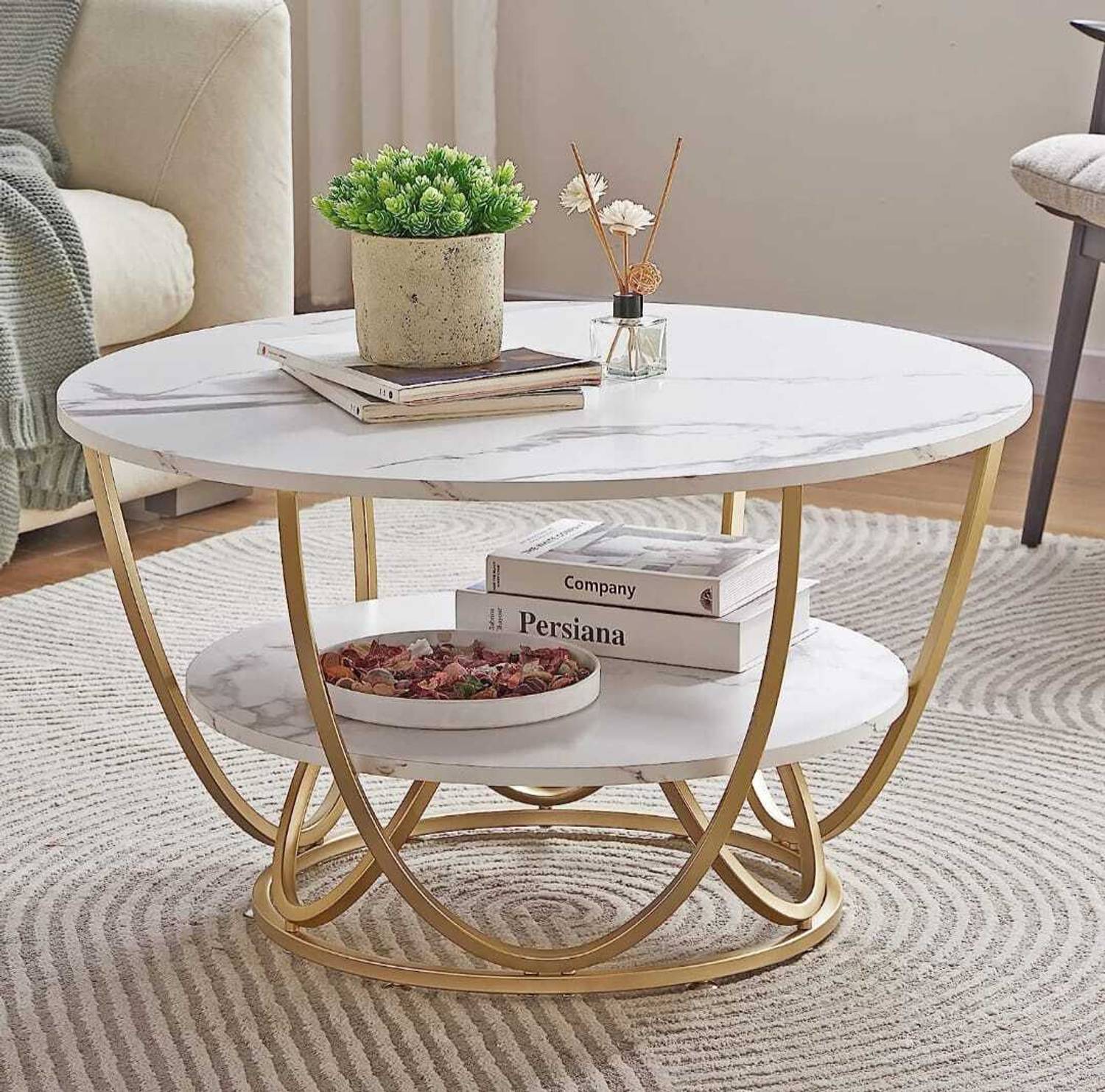 woodsyshoppee 1 Engineered Wood End Table (Finish Color - Powder
