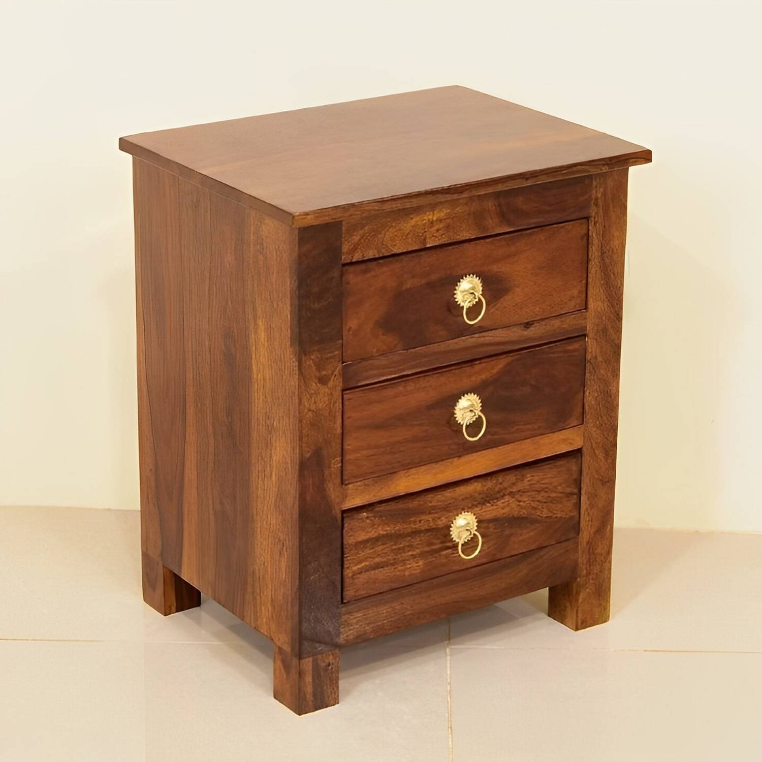 CLANECRAFT Solid Sheesham Wood Side Table For Bedroom/ Living Roo