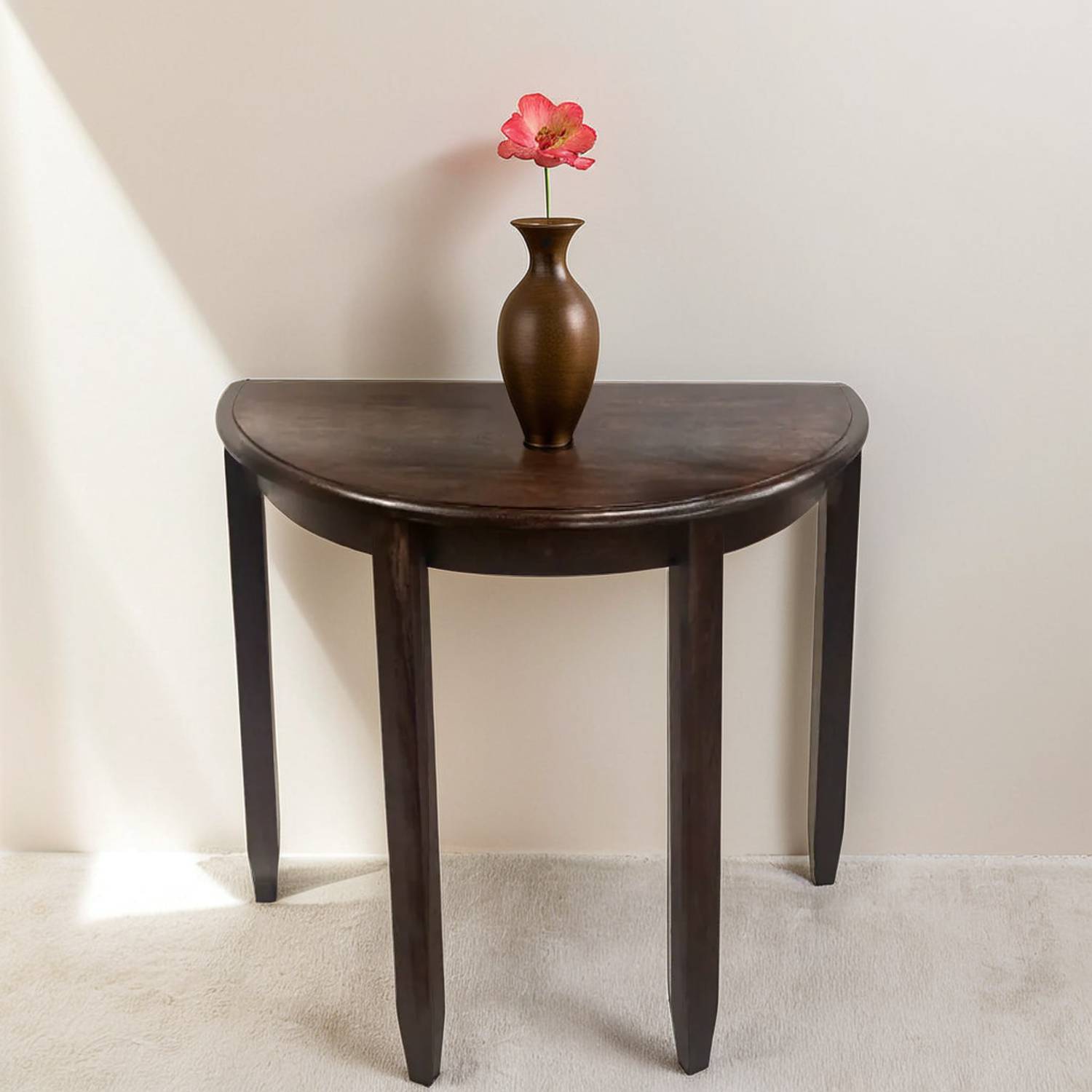 UNITEK FURNITURE Louis Rosewood (Sheesham) Solid Wood Bedside Tab