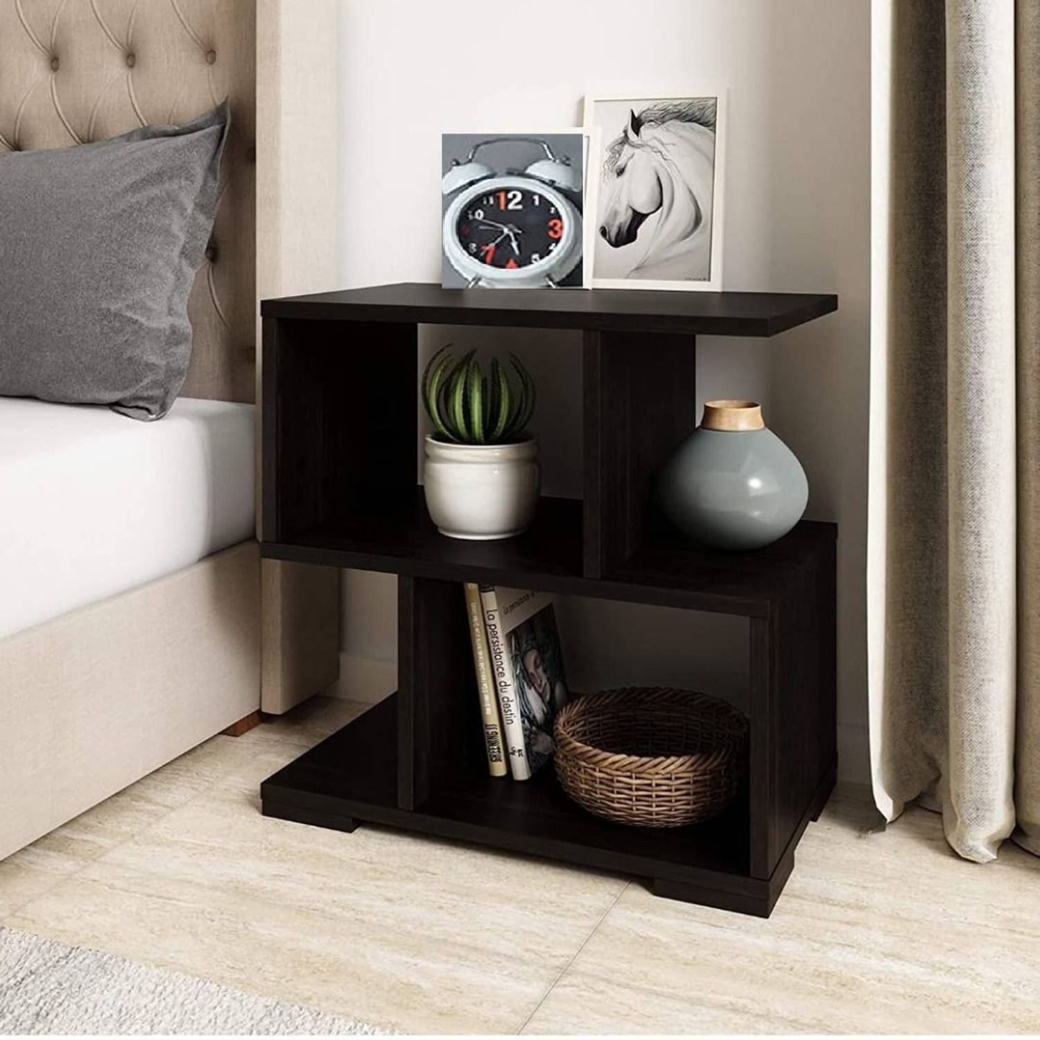 QuickyGoQuickly Quicky New and Elegant Z- shape table / End table