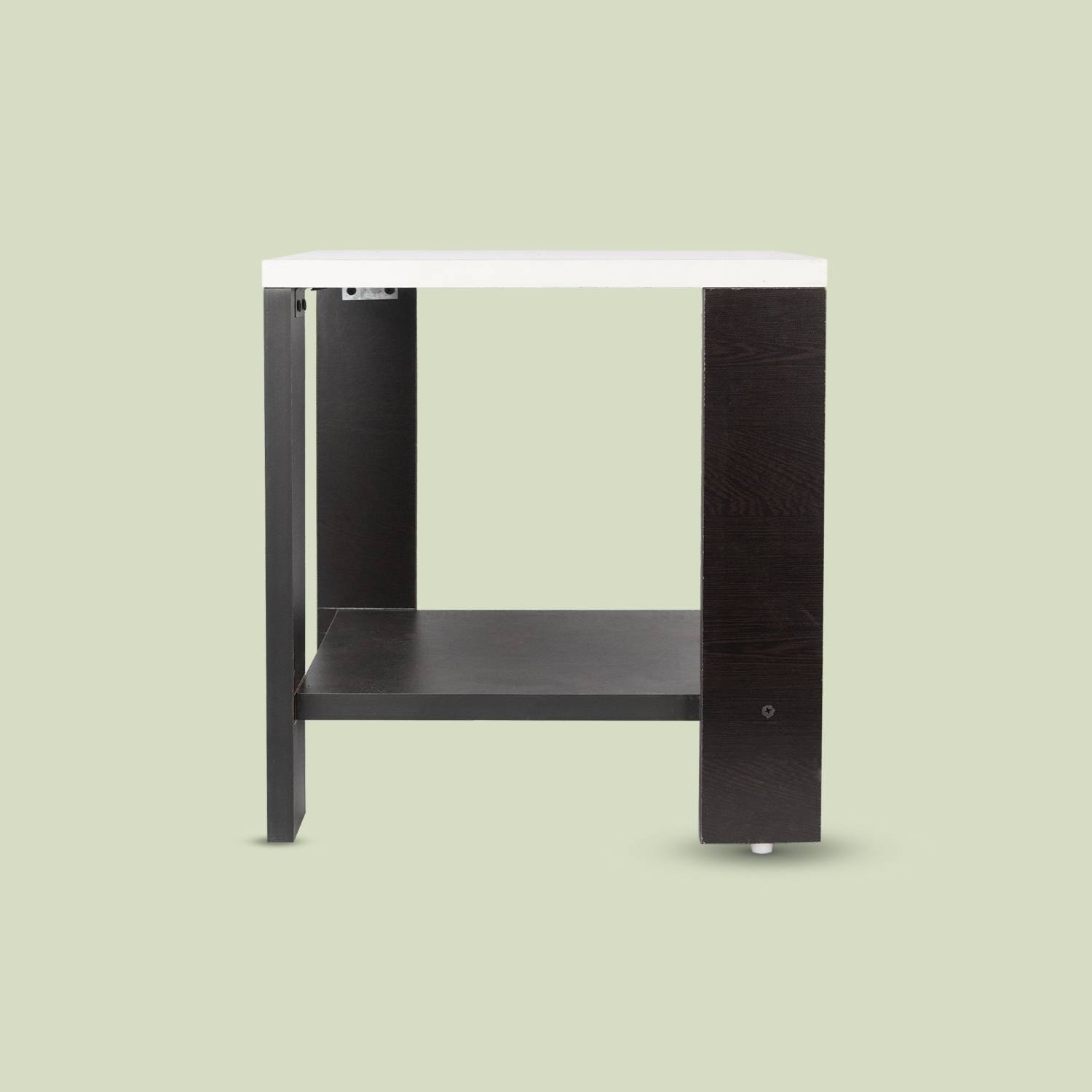 KVS Furniture Engineered Wood Side Table (Finish Color - black, D