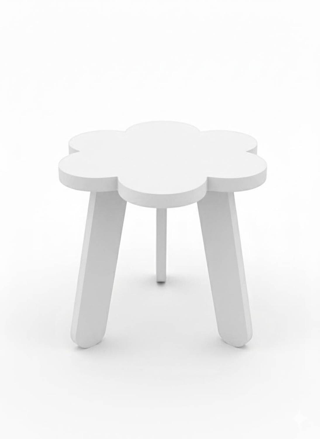 sbf furniture Flower Shape Wooden Stool, Kids Seating Table for H
