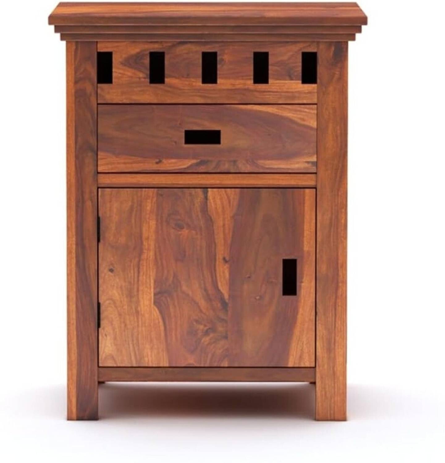 Devsignature Sheesham Wood Bedside Table/Wooden Side Table For Ho