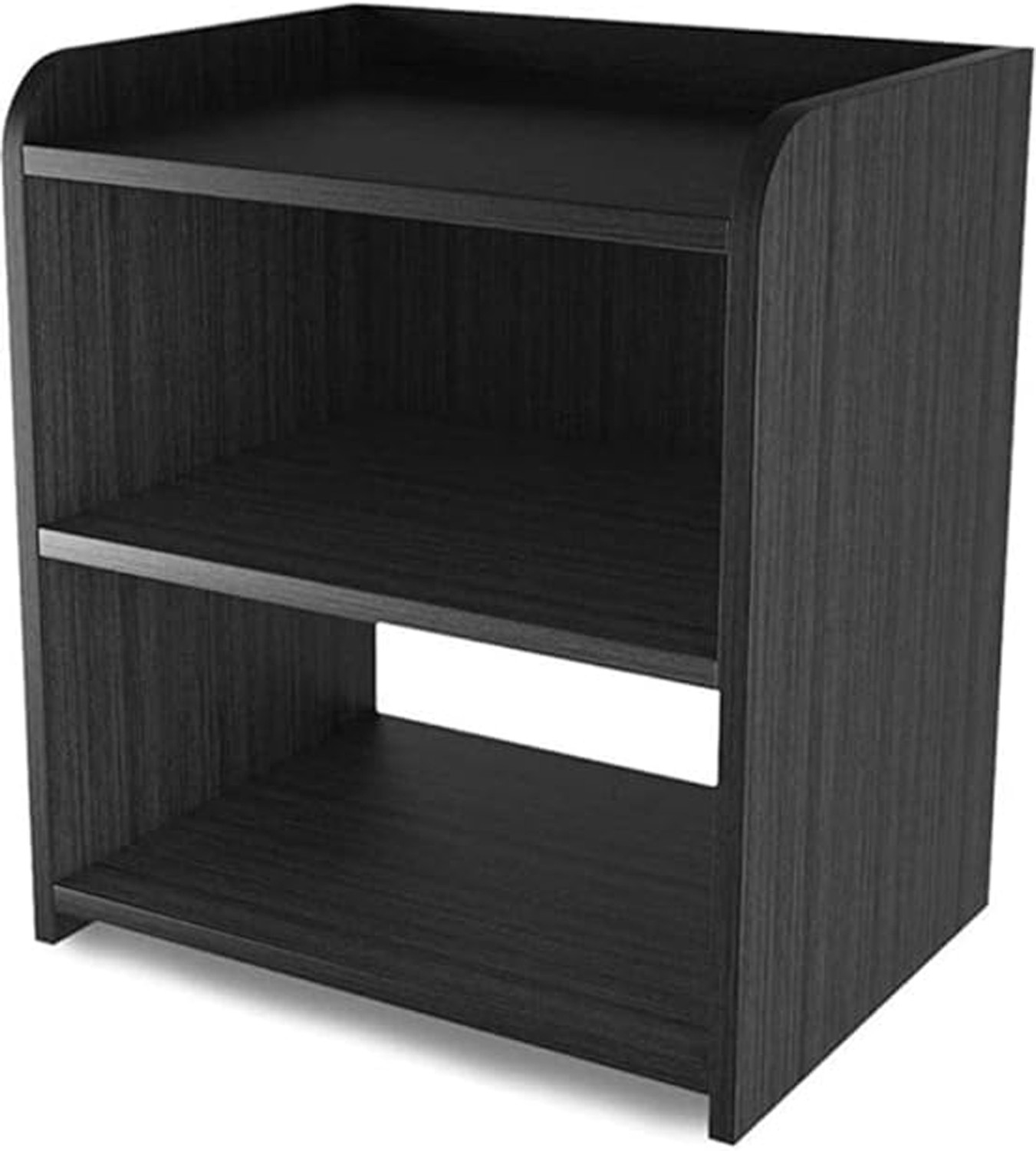 Image of ShaizR Art Bedside Table for Living Room or Bedroom and StorageTable (Color: Black) Engineered Wood Bedside Table