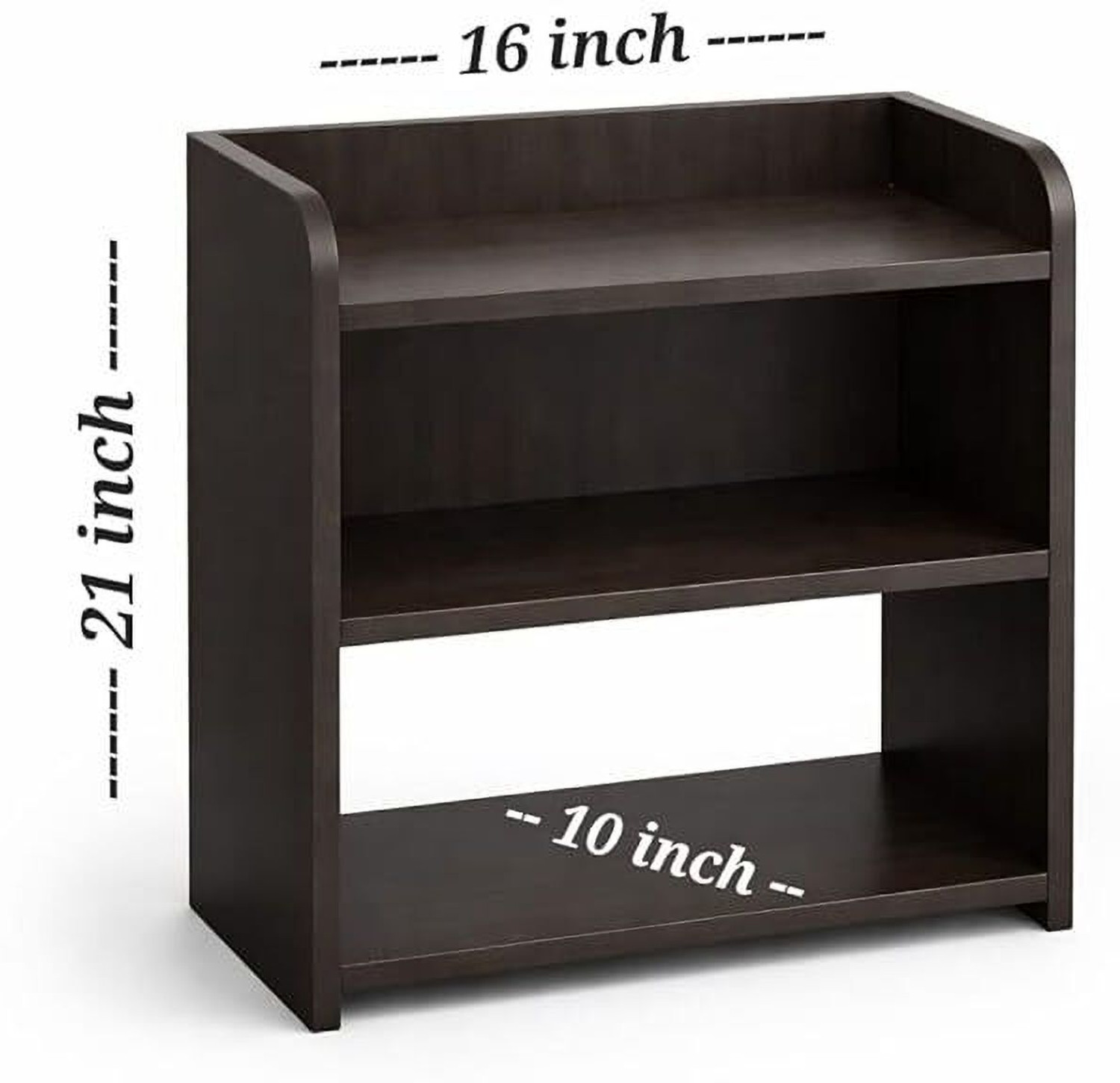 Image of PNDG Bed Side Table Engineered Wood Bedside Table (Finish Color - Black, DIY(Do-It-Yourself))