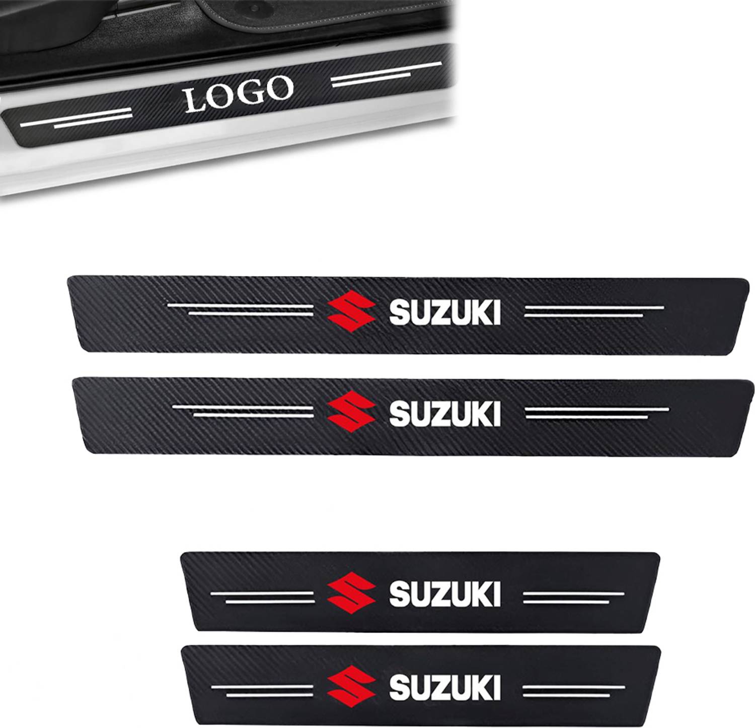 Kidoca Car Accessories Door Sill Entry Guard Scratch Pr...