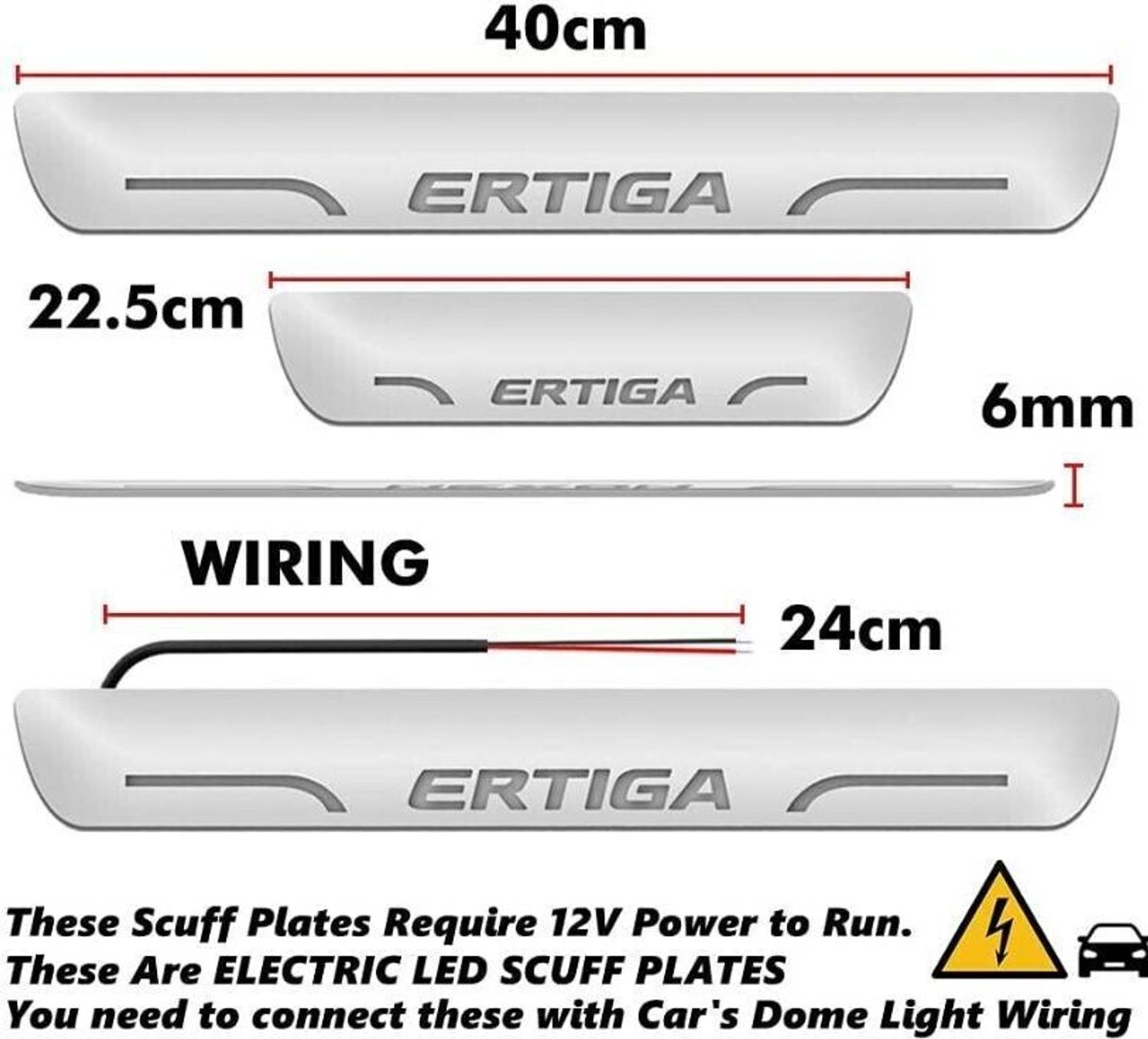 RohanEshop Maruti Suzuki Ertiga Door Sill Plate - Image 4